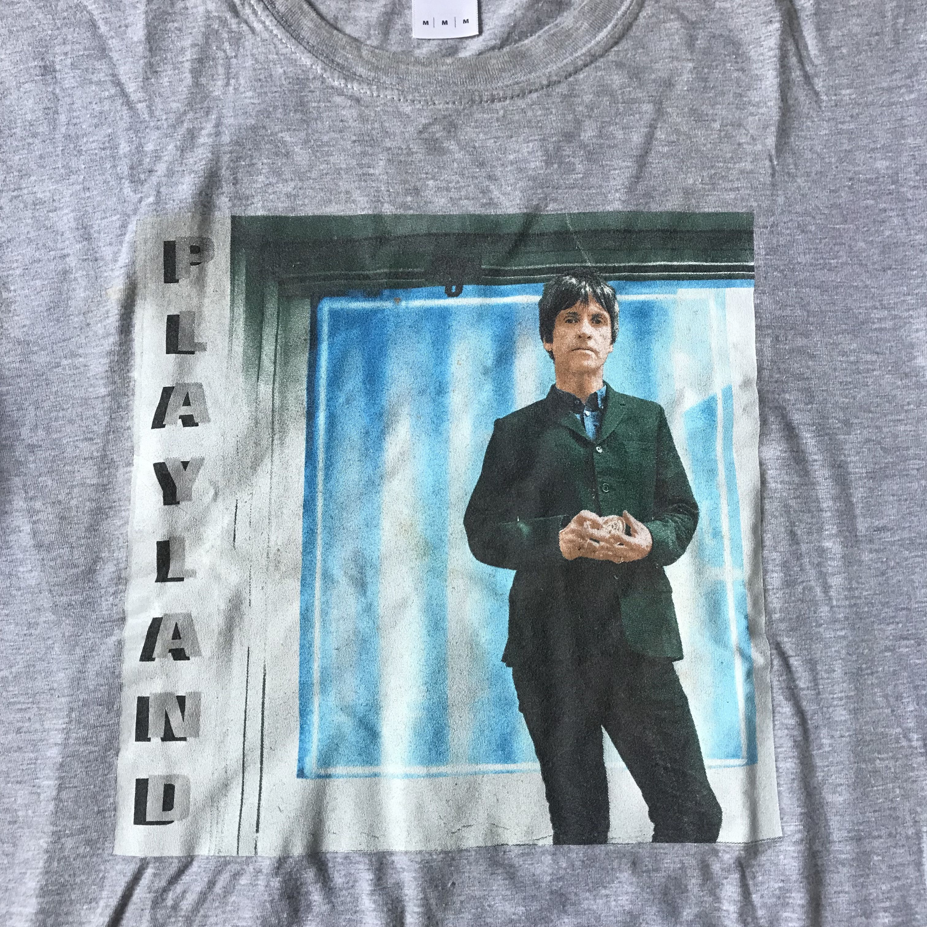 Band Tees johnny marr the smiths Playland World Tour Grey t-shirt tee Size US M / EU 48-50 / 2 - 2 Thumbnail