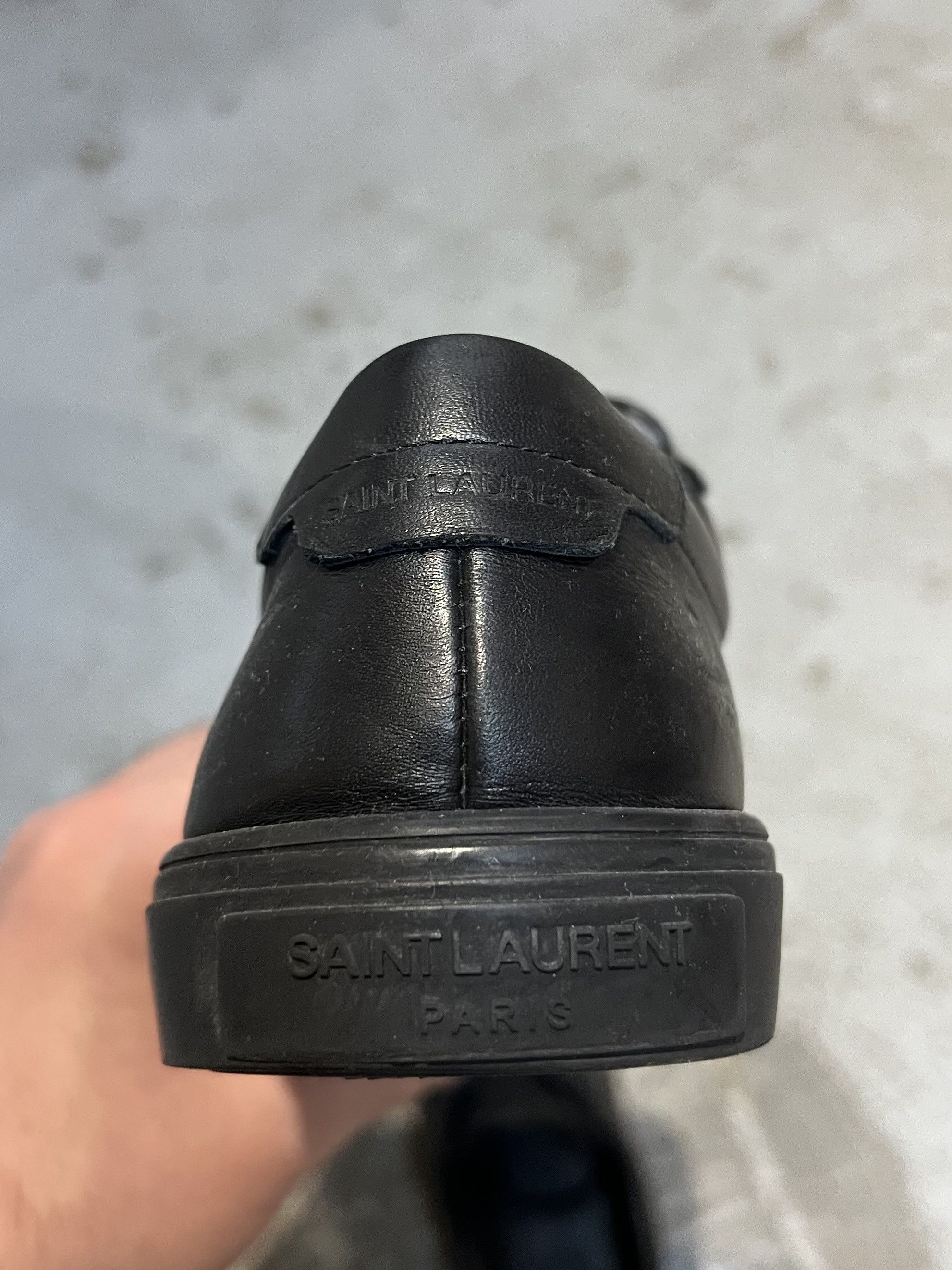 Saint Laurent Paris Saint Laurent Paris Andy Low Leather shoes Size US 7.5 / IT 37.5 - 8 Thumbnail