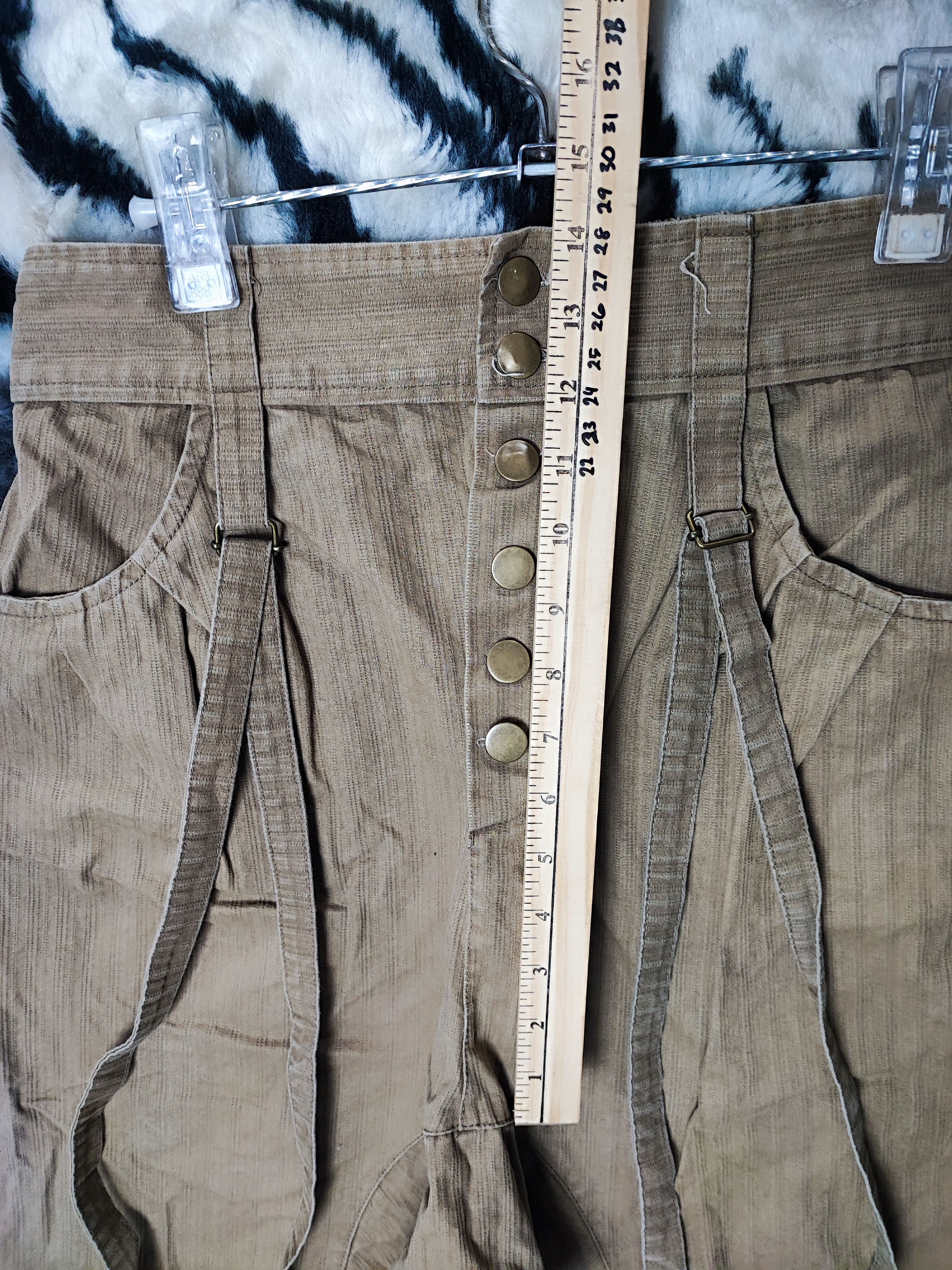 14th Addiction NEAR BRAND BONDAGE CARGO PANTS PARACHUTE PANTS Size US 29 - 4 Thumbnail