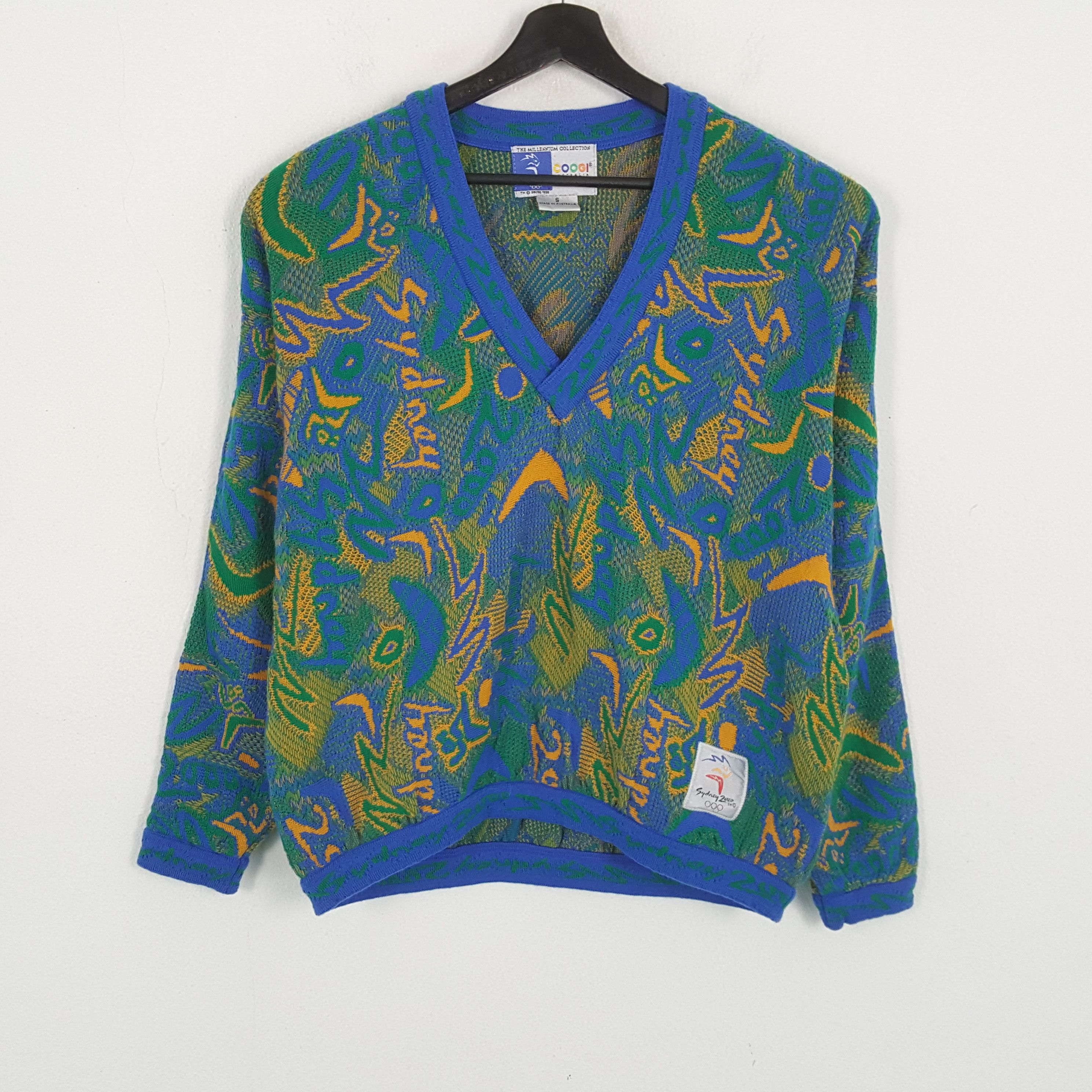 Coogi × USA Olympics × Vintage COOGI OLYMPIC SYDNEY 2000 Nice Design Sweatshirt Size US L / EU 52-54 / 3 - 1 Thumbnail