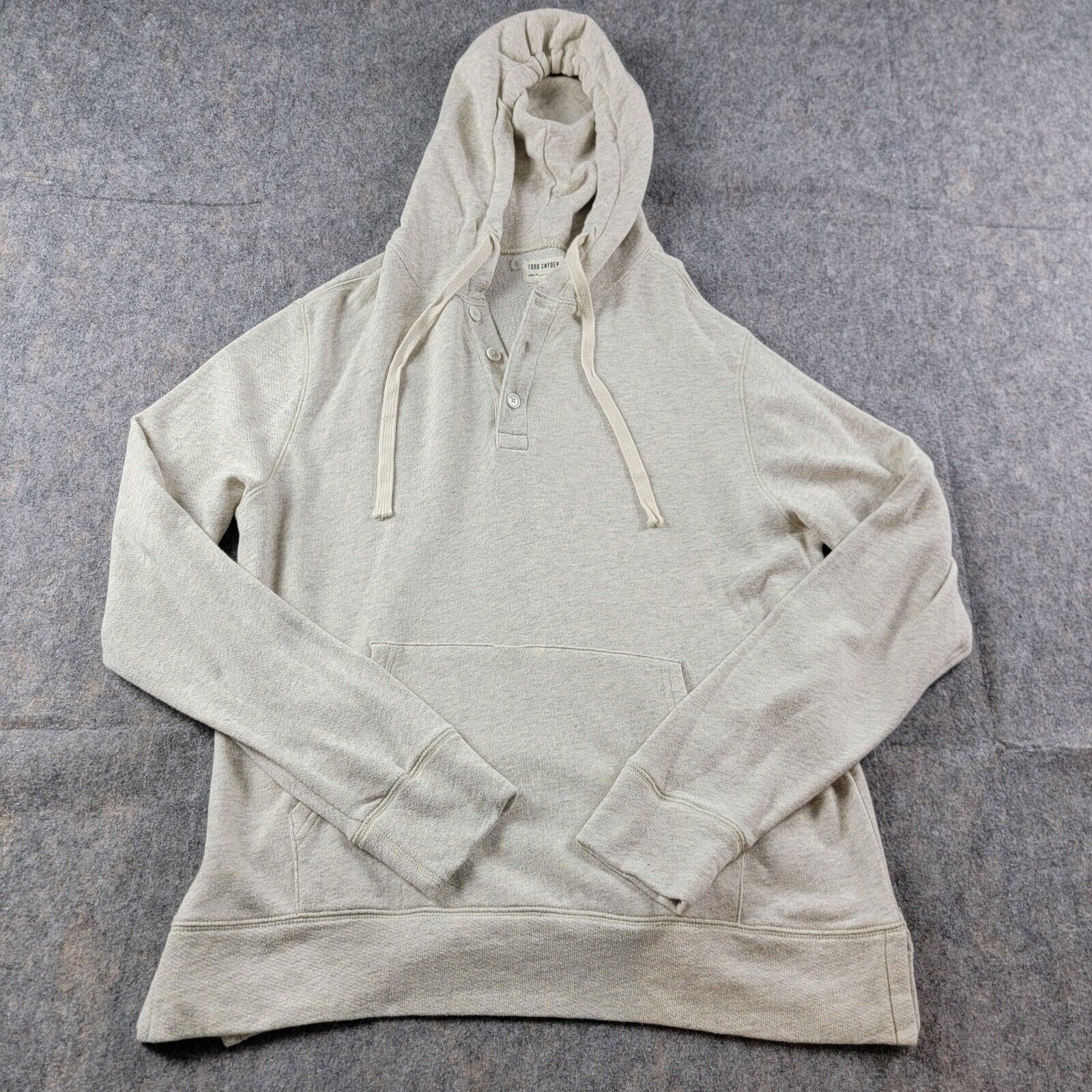 Todd Snyder Todd Snyder The Garment Dyed Hoodie Sweatshirt *Flaw* Size US M / EU 48-50 / 2 - 1 Thumbnail