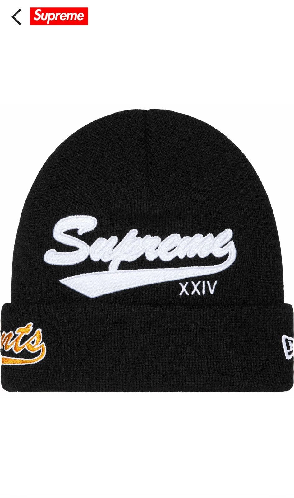 New Era × Supreme Supreme x New Era • Salvation Beanie | Grailed