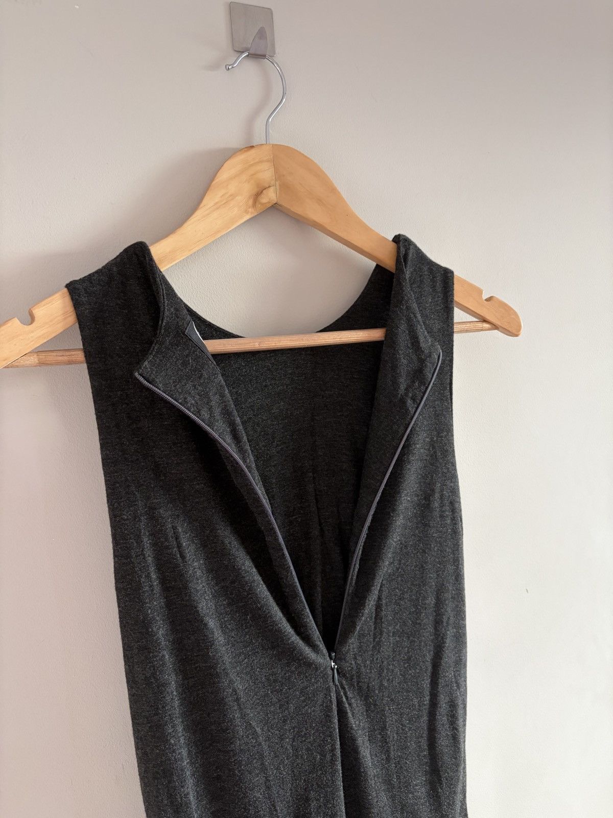 Vintage McQueen Black Draped Jersey Mini Dress - stein-coach.com