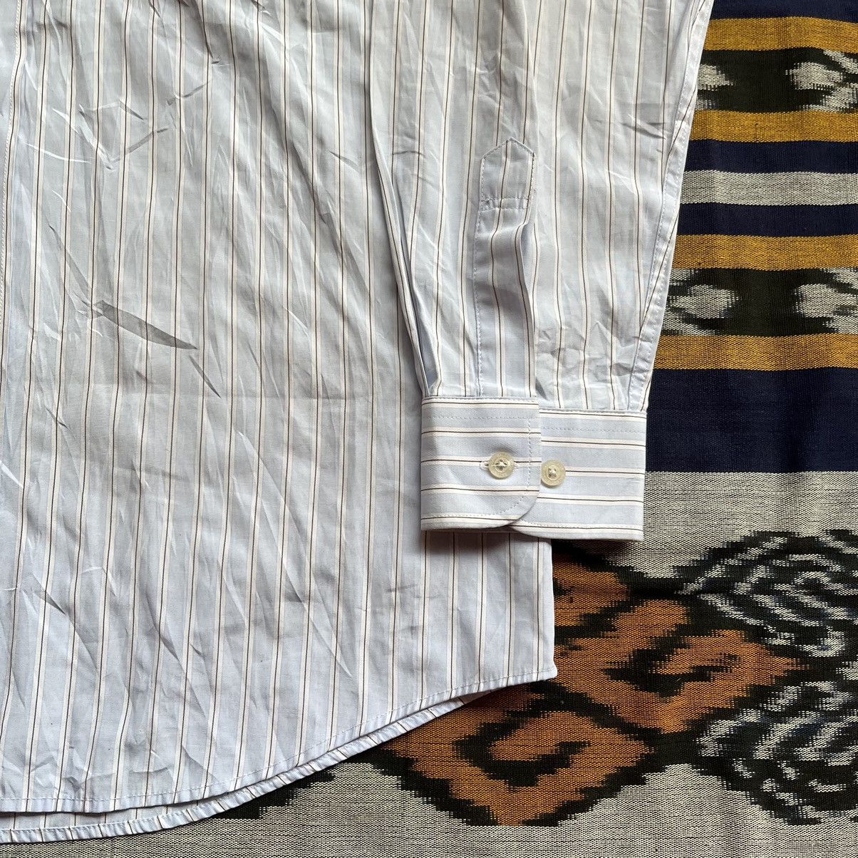 Balenciaga Balenciaga Button Up Stripe Shirt Size US L / EU 52-54 / 3 - 7 Thumbnail