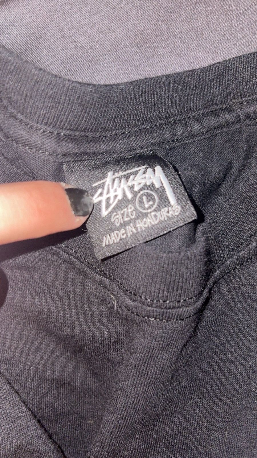 Stussy Stussy Black and Camo Rare Shirt Size US L / EU 52-54 / 3 - 4 Thumbnail