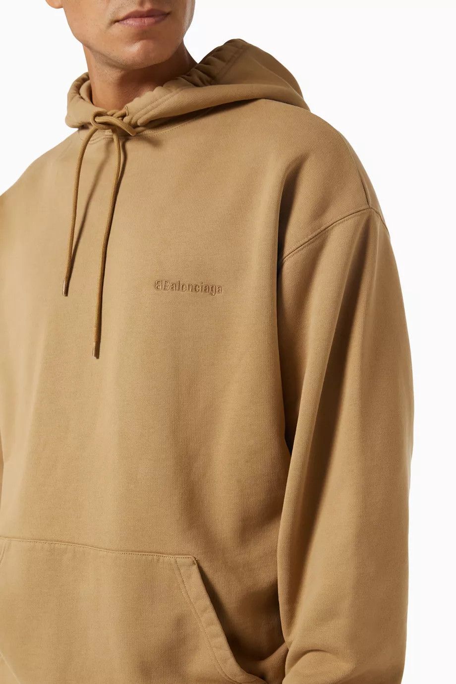 Balenciaga o1bcso1str1224 BB Corp Hoodie Medium Fit in Brown Size US S / EU 44-46 / 1 - 5 Thumbnail