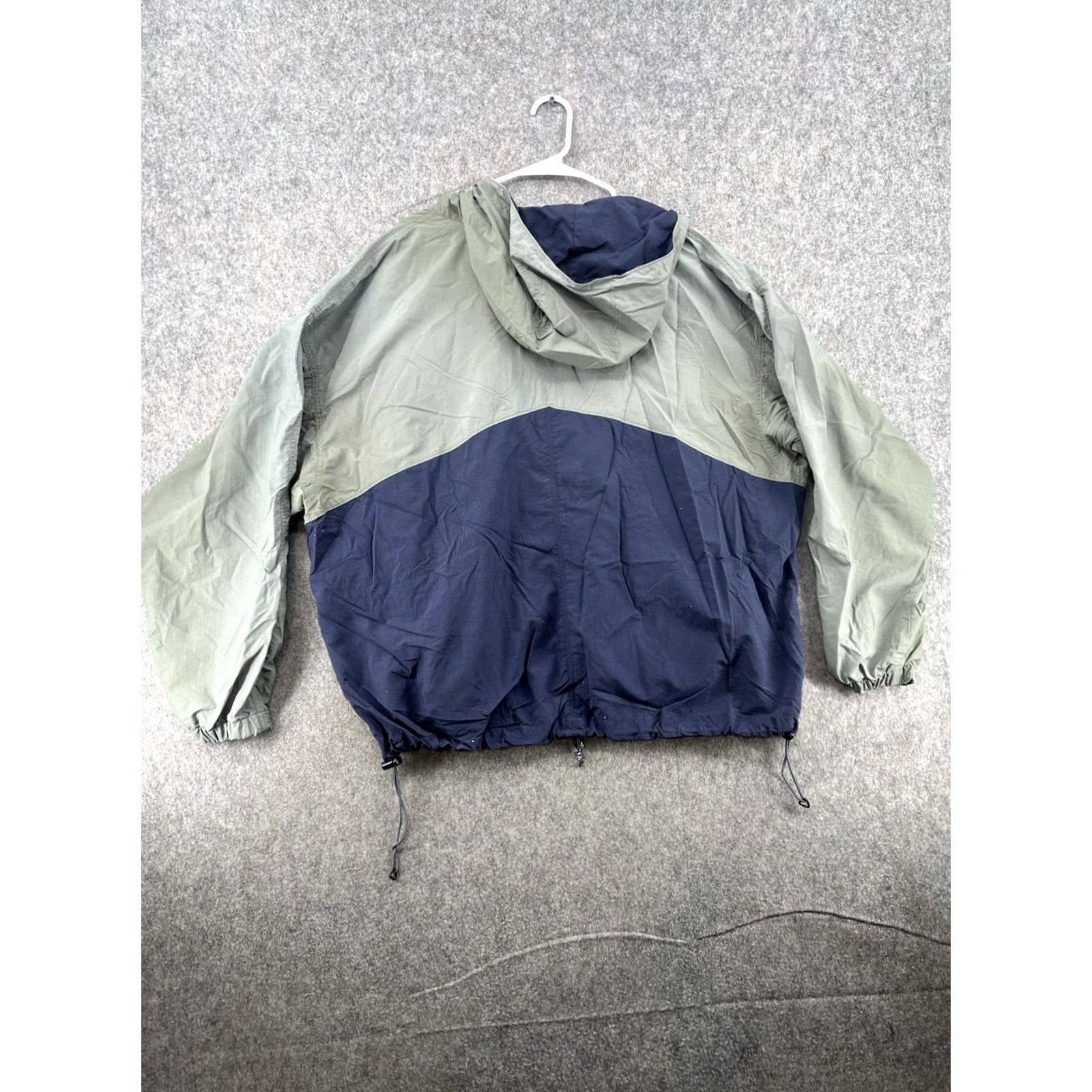 Vintage Columbia Windbreaker Hoodie Jacket Green/Navy Blue XL Outdoor Wear Men Jacket Size US XL / EU 56 / 4 - 7 Thumbnail