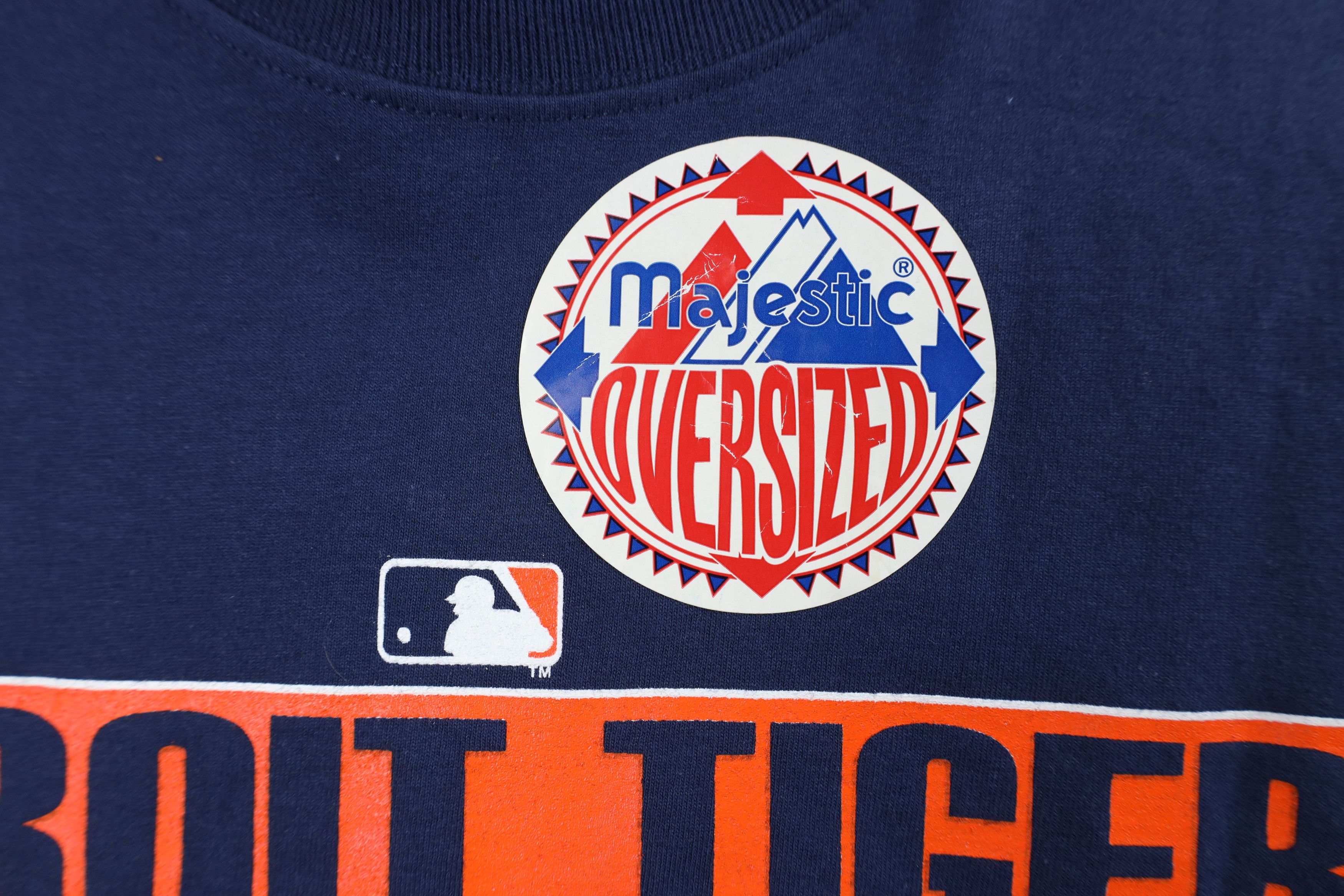 Majestic × Vintage Deadstock Vtg Y2K 2001 Majestic Tigers Baseball T-Shirt Size US XL / EU 56 / 4 - 5 Thumbnail