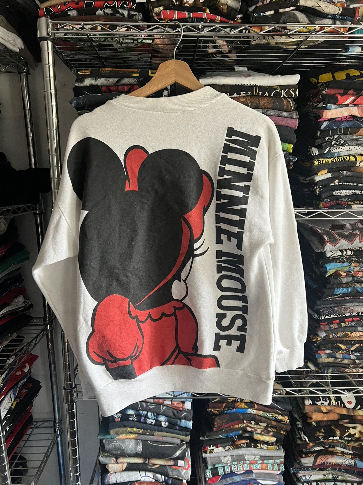 Vintage 80s Minnie Mouse Crewneck Size US S / EU 44-46 / 1 - 2 Thumbnail