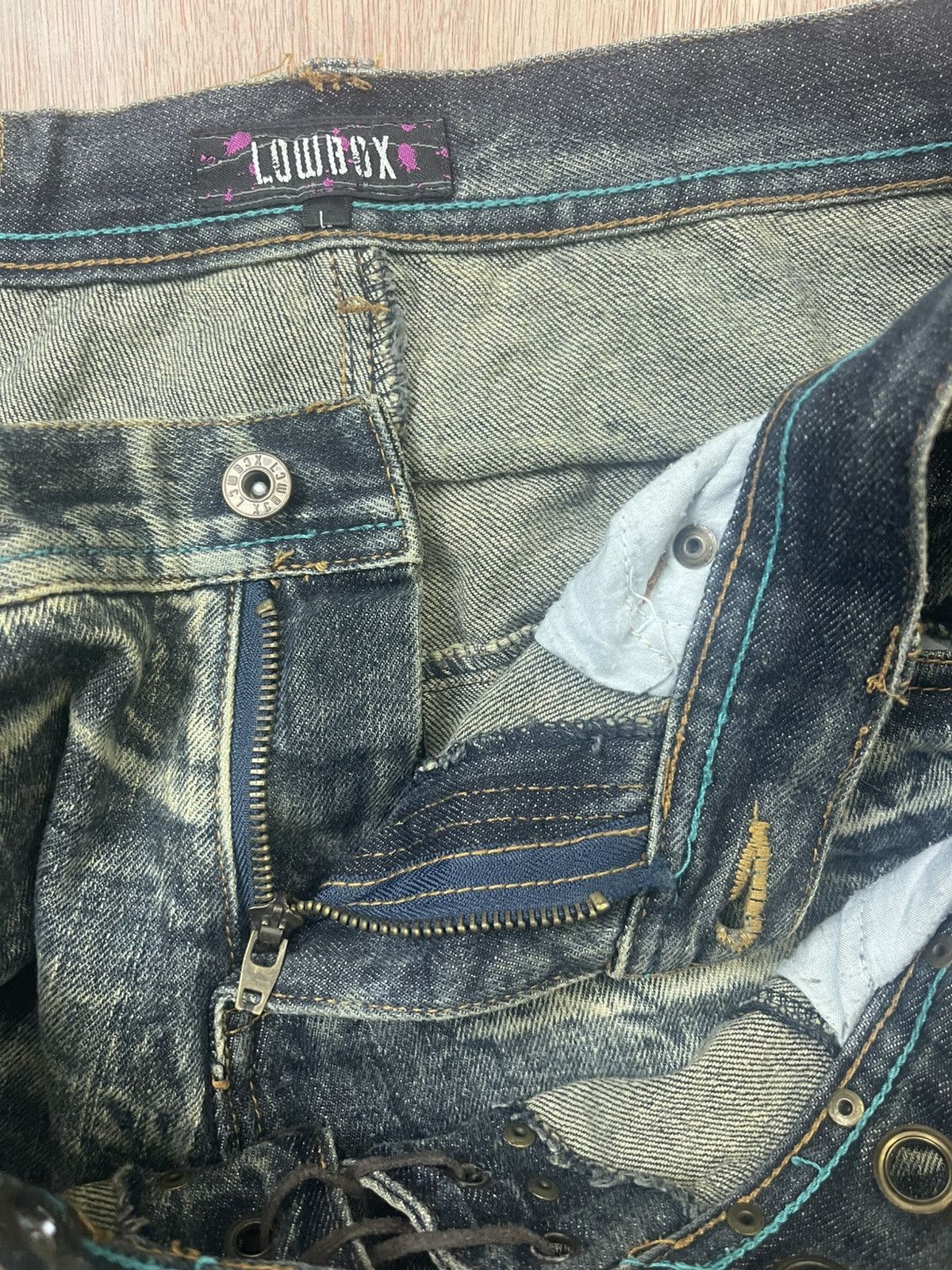 LOWBOX Lowbox Cargo Jeans Streetwear Size US 32 / EU 48 - 5 Thumbnail