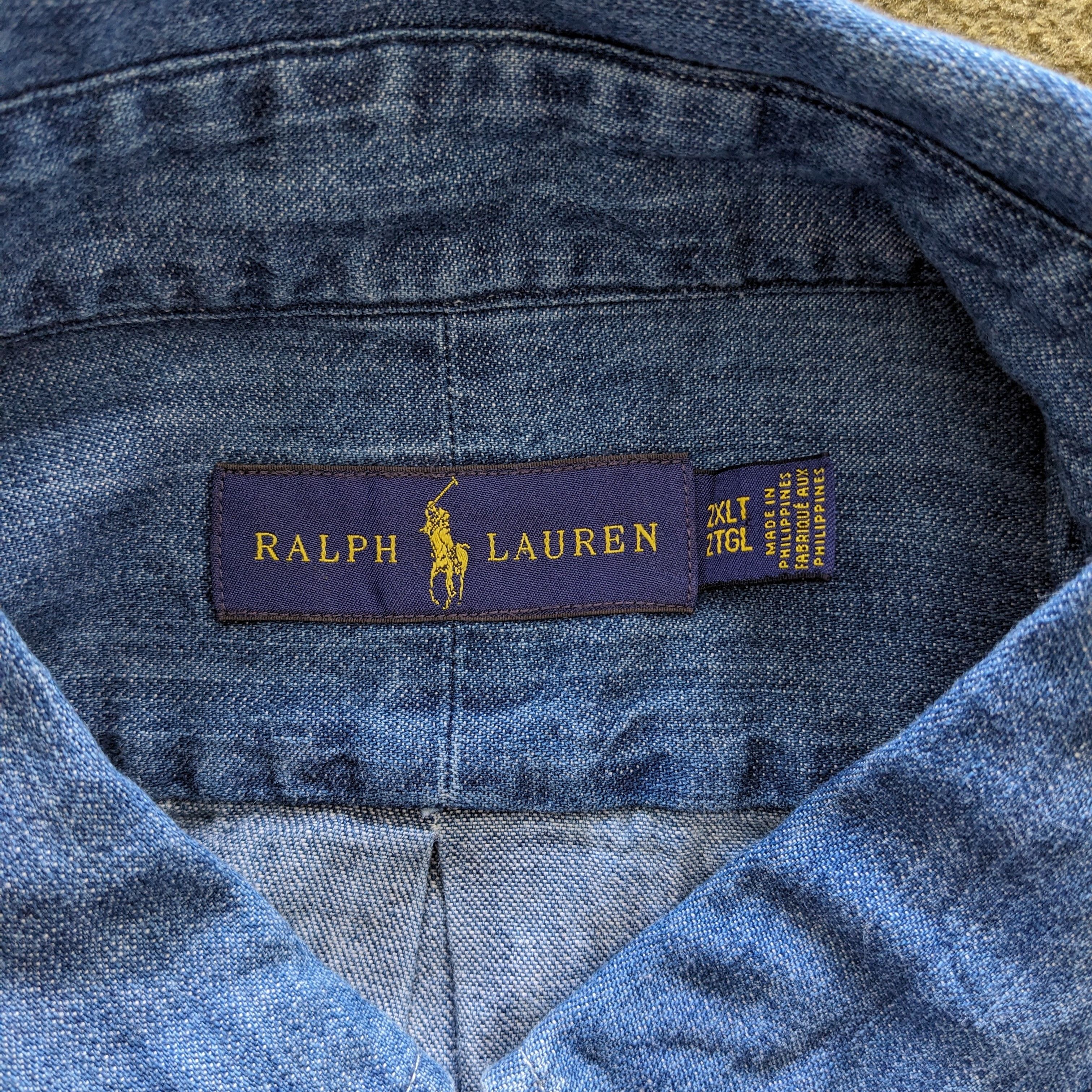 Polo Ralph Lauren Vintage POLO by Ralph Lauren Luxury Brand Shirts Size US XXL / EU 58 / 5 - 4 Thumbnail