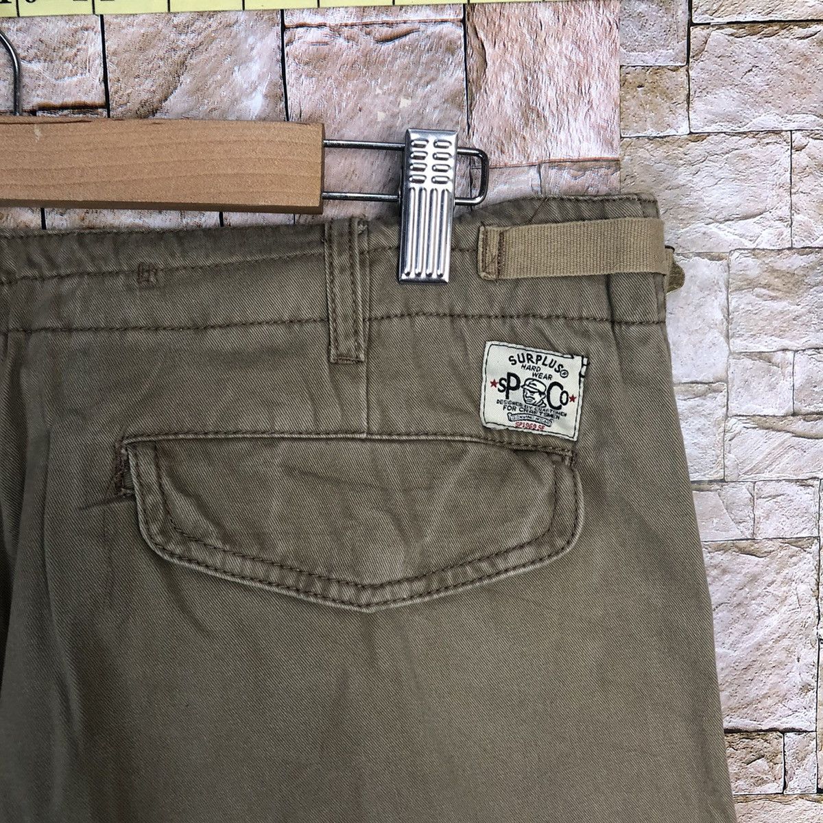 Surplus Research Surplus Brown utility tactical Cargo Multipocket Pants #A322 Size US 32 / EU 48 - 18 Thumbnail
