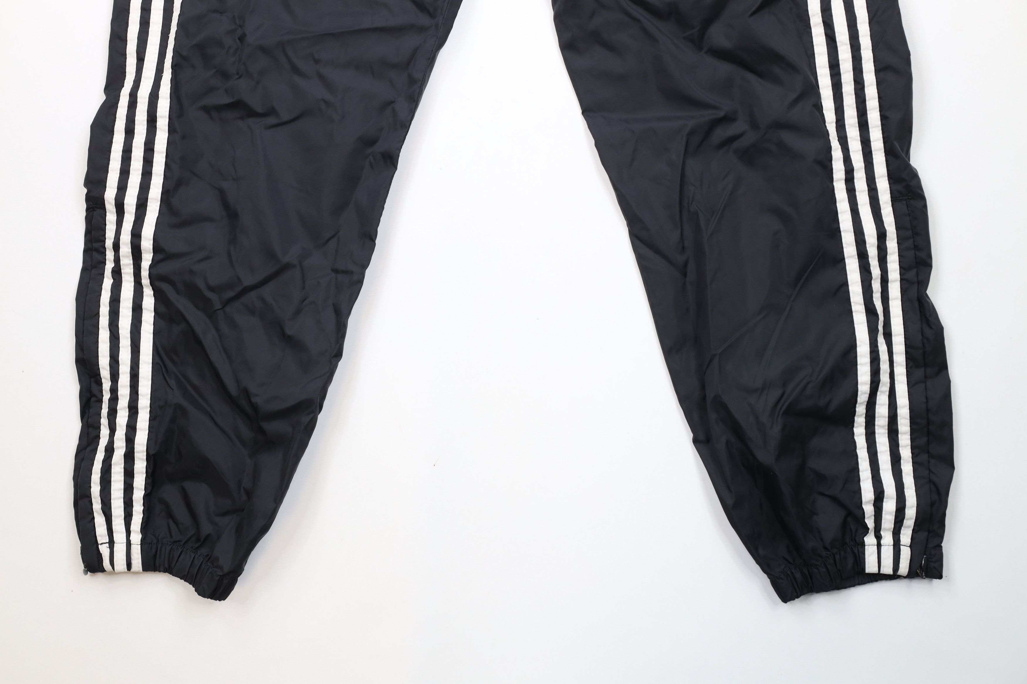 Adidas × Vintage Vintage 90s Adidas Cuffed Nylon Windbreaker Joggers Pants Size US 38 / EU 54 - 4 Thumbnail