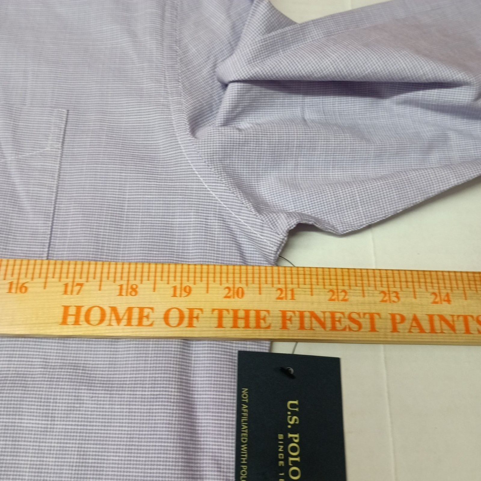 U.S. Polo Assn. U.S. Polo Assn. Button Woven Shirt Men's S Violet Checkered Size US S / EU 44-46 / 1 - 6 Thumbnail