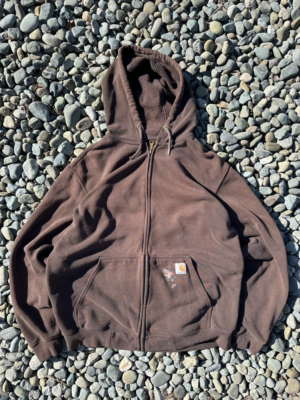 Carhartt Faded Brown Carhartt Zip up Hoodie Size US M / EU 48-50 / 2 - 1 Thumbnail