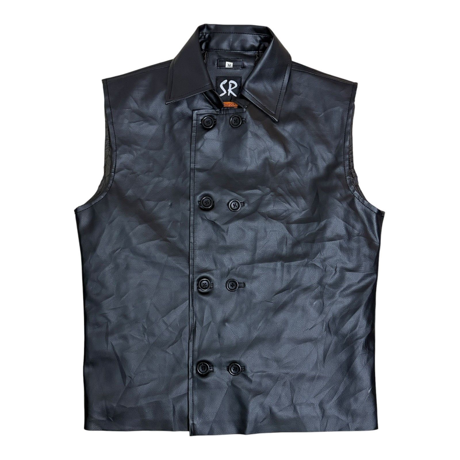 Other SK SOUROCK Leather Vest Motorcycle Biker Jacket Vest Medium Size US M / EU 48-50 / 2 - 1 Thumbnail