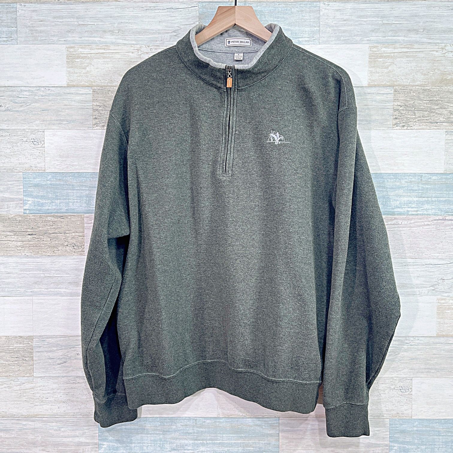 Peter Millar × Vintage Peter Millar Golf Country Club 1/4 Zip Sweatshirt Mens Large Size US L / EU 52-54 / 3 - 1 Thumbnail