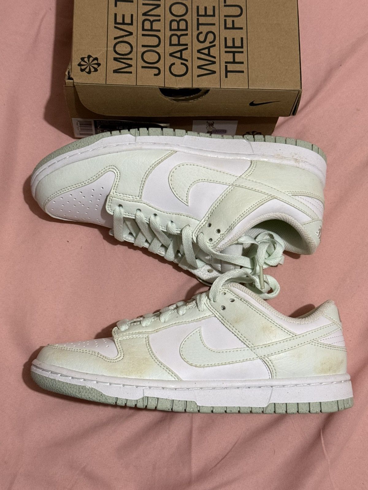 Nike Nike Dunk Low Next Nature Barely Green Size US 7 / IT 37 - 1 Thumbnail