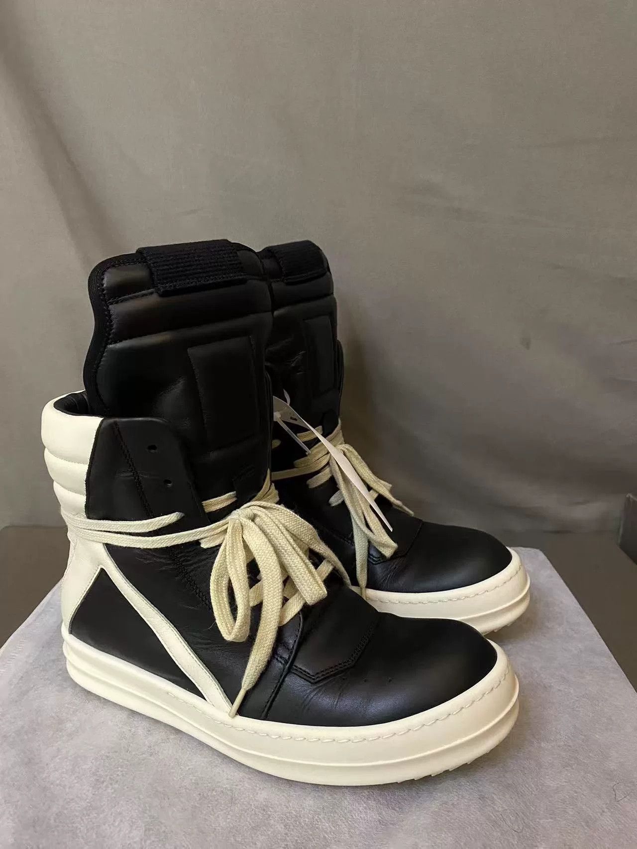 Rick Owens Rick Owens Leather Sneakers Size 37 Size US 6 / EU 39 - 1 Thumbnail