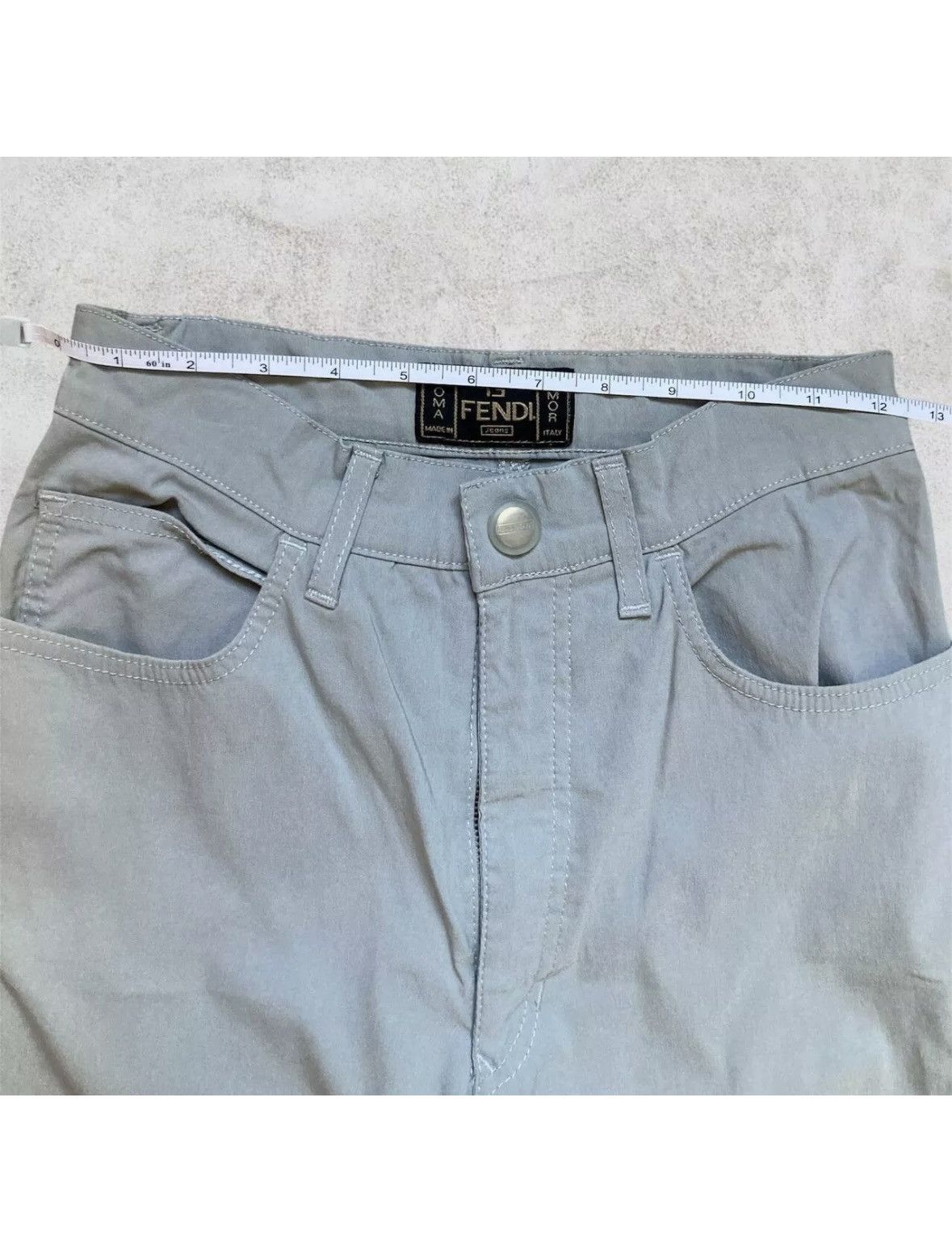 Vintage Fendi pants jeans women size M 34 Size 24" / US 00 / IT 34 - 9 Thumbnail