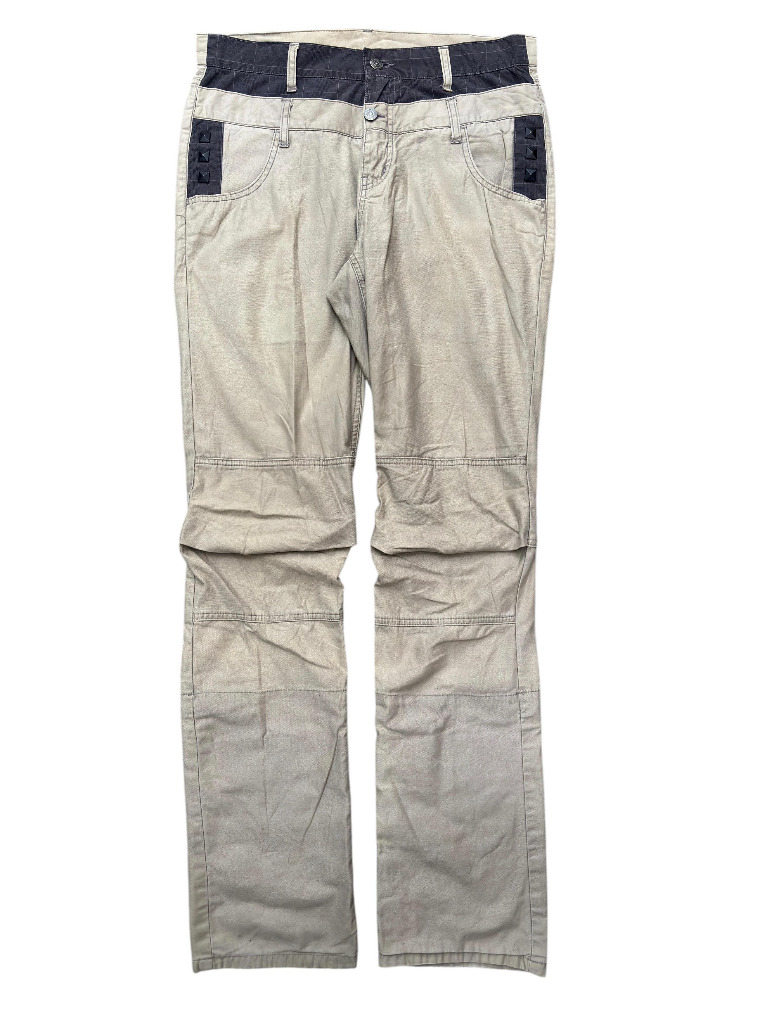PPFM × Vintage PPFM Peyton Place For Men Union Jack Stud Punk Booze Piils Size US 35 - 1 Thumbnail