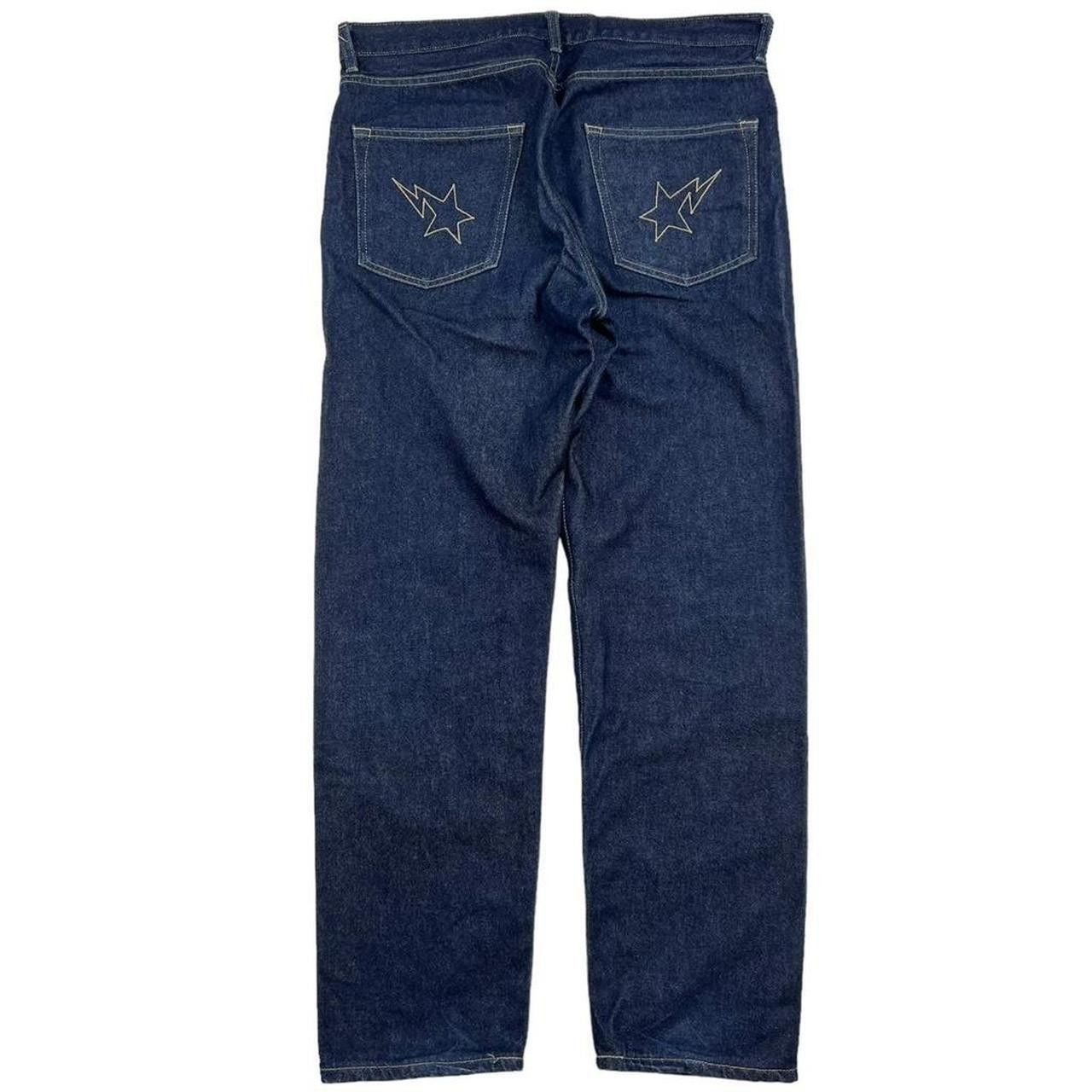 Bape Vintage A Bathing Ape Bape Embroidered Star Jeans - Waist 36 Size US 36 / EU 52 - 1 Thumbnail