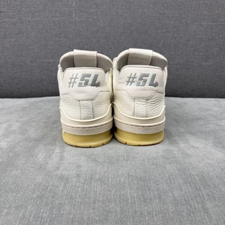 Louis Vuitton Louis Vuitton Trainer White Leather Low-Top Sneakers -2508 Size US 9 / EU 42 - 3 Thumbnail