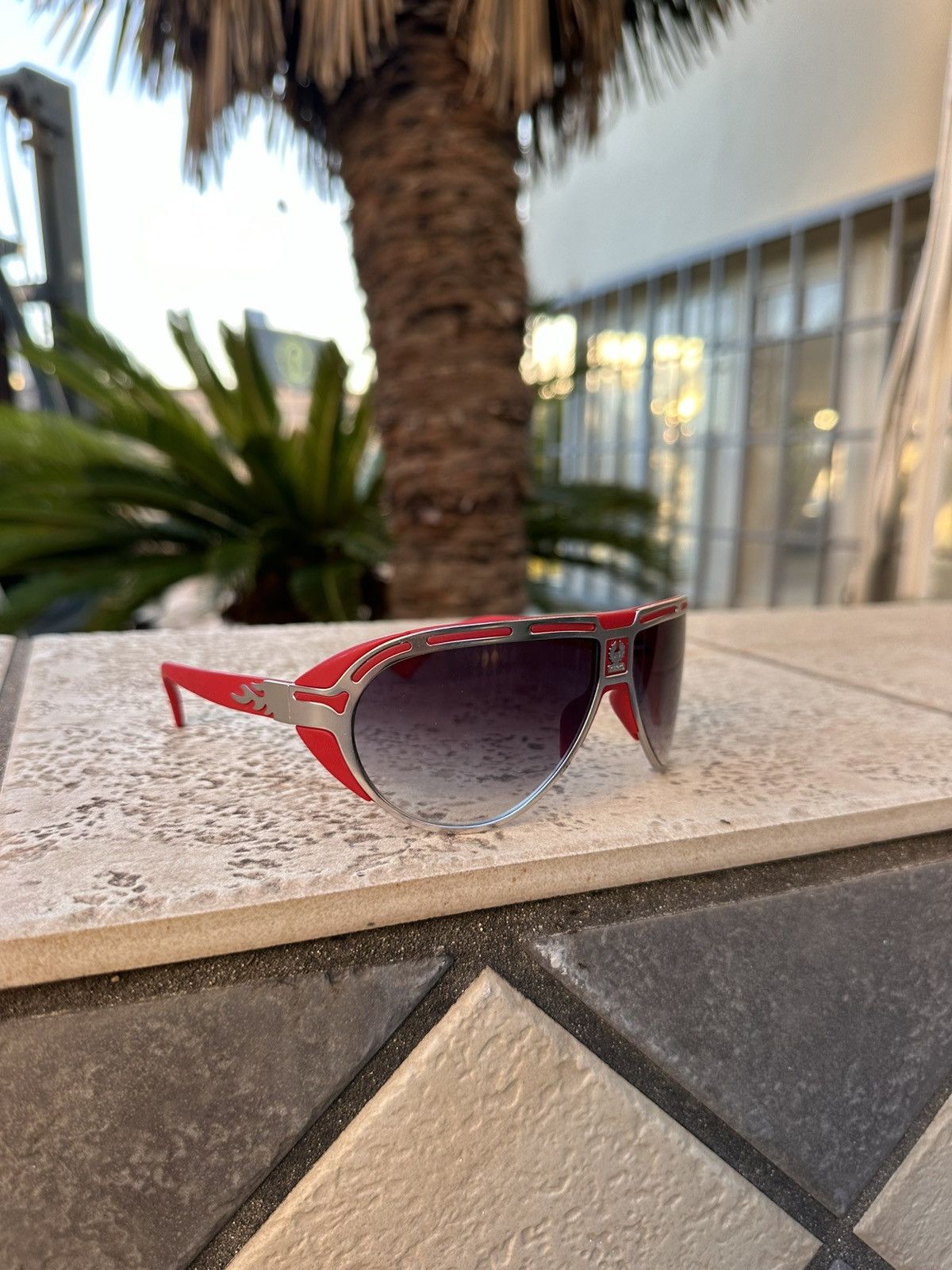 Belstaff Belstaff Sunglasses Red BS23 col.207 Size ONE SIZE - 1 Thumbnail