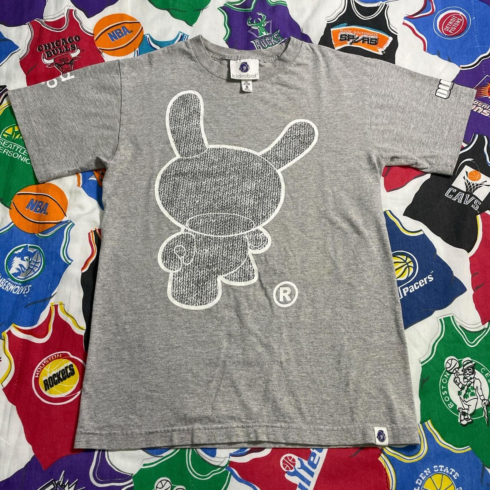 American Apparel × Kid Robot Streetwear Kidrobot Robot Head logo Short Sleeve Y2K Art Tee Size US S / EU 44-46 / 1 - 1 Thumbnail