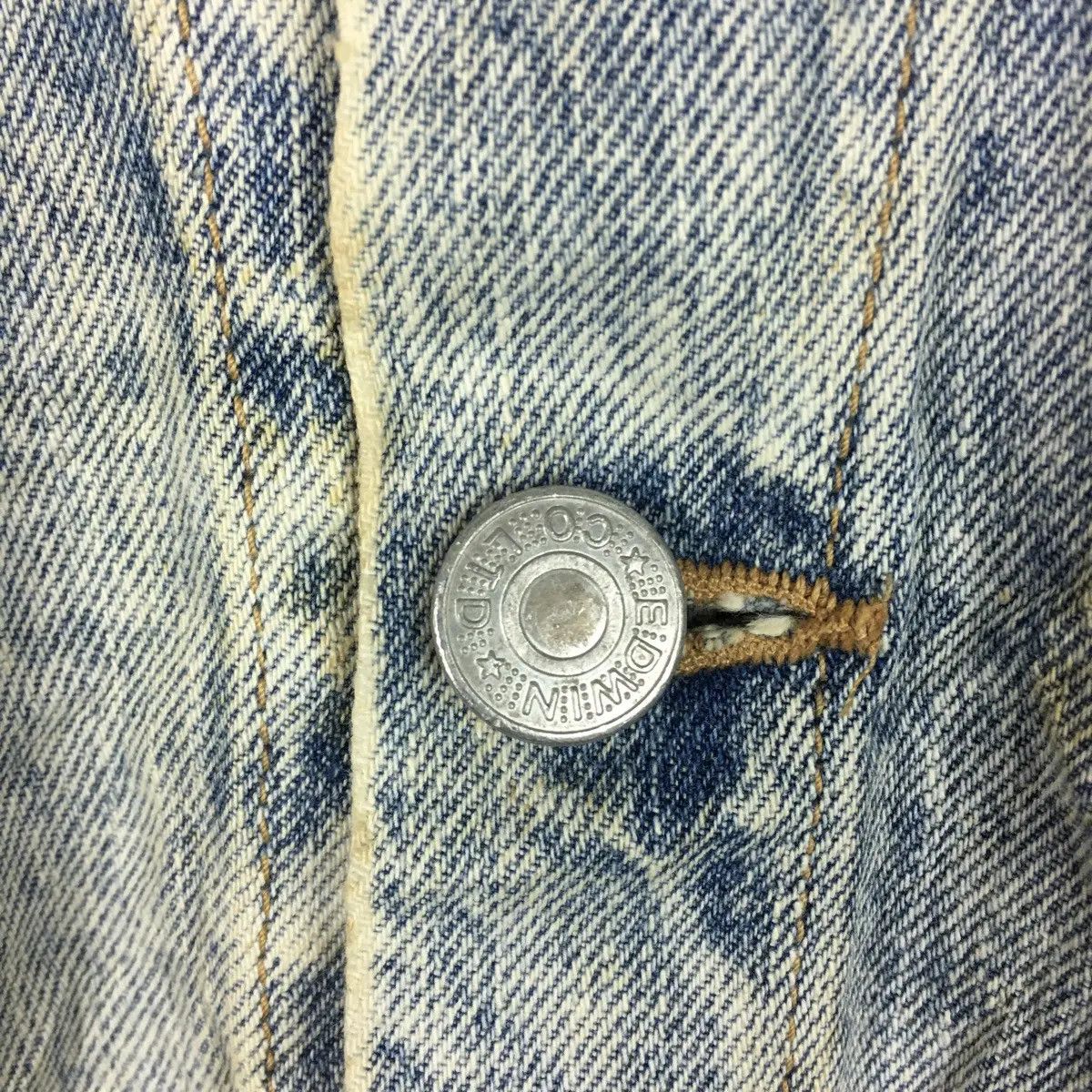 Edwin Vintage 80” EDWIN Trucker Western Jeans Denim Jacket USA Size US M / EU 48-50 / 2 - 4 Thumbnail