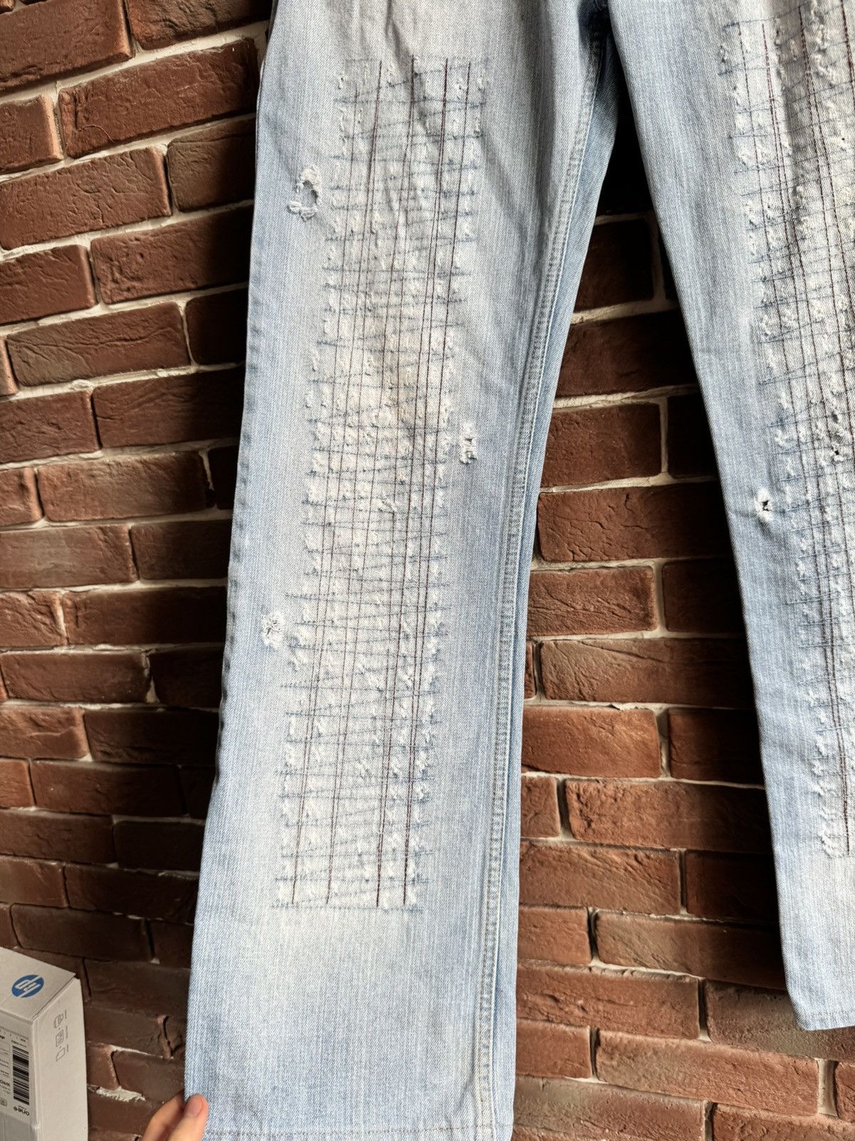 Diesel Vintage Y2k Rare Diesel Mud Wash Blue Jeans Pant Hype 32 Size US 32 / EU 48 - 3 Thumbnail