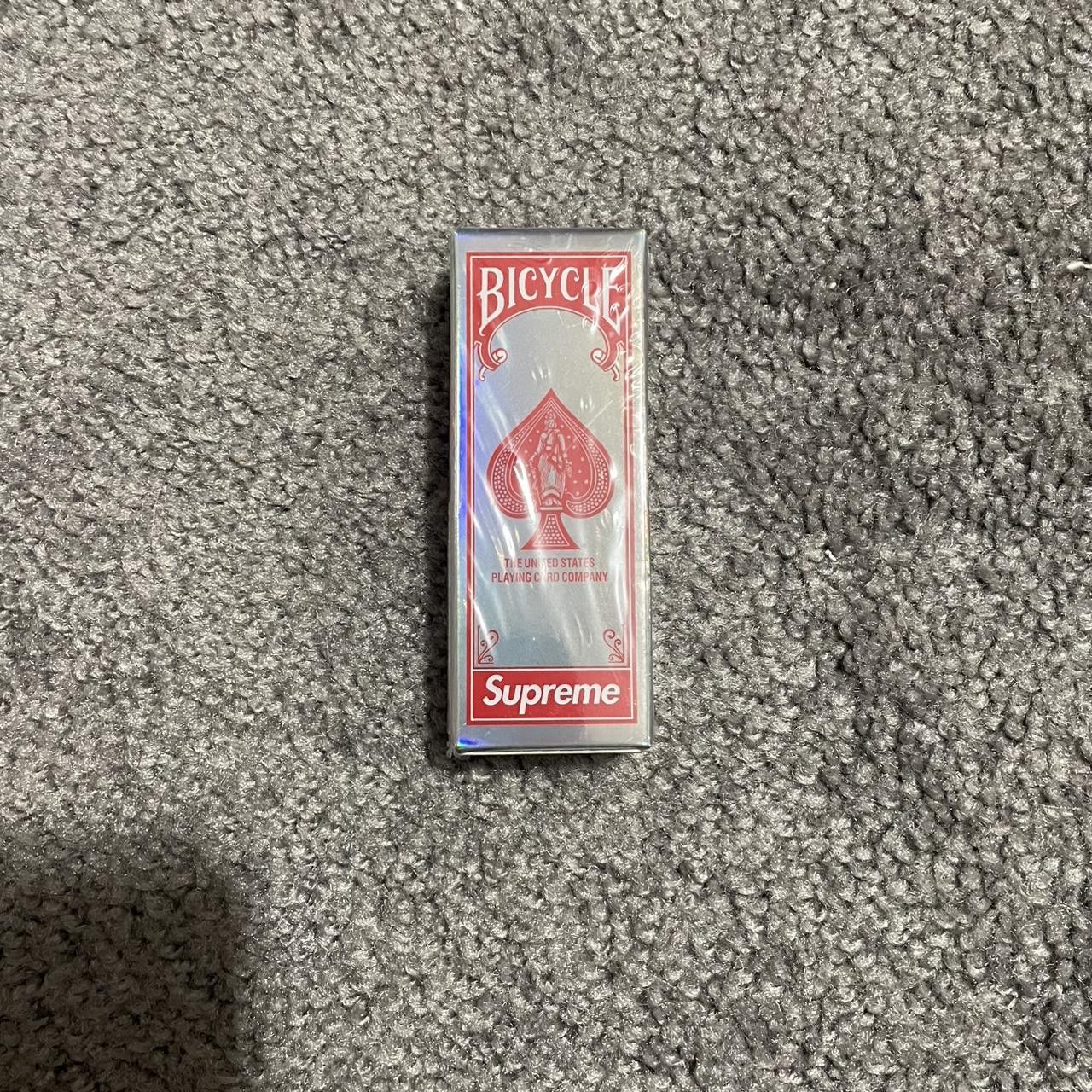 Supreme Supreme/Bicycle Holographic Slice Cards Mini playing cards |  Grailed