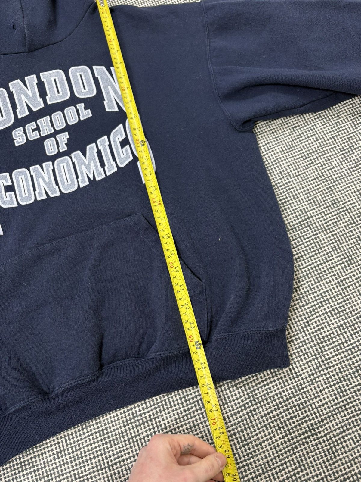 Jerzees 90s Jerzees London School of Economics Lsu boxy hoodie Size US L / EU 52-54 / 3 - 4 Thumbnail