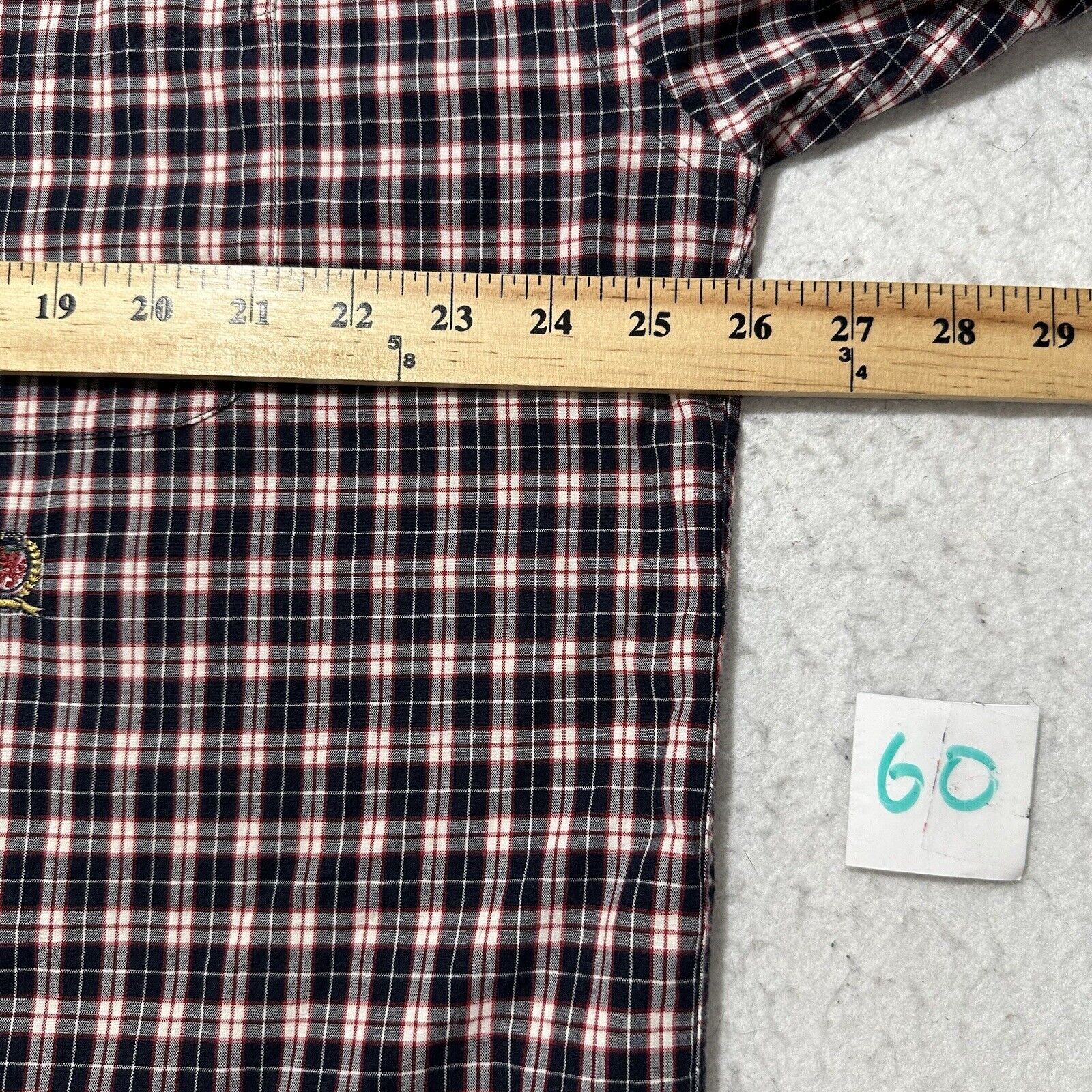 Tommy Hilfiger Tommy Hilfiger XL Button Long Sleeve Red Black Shirt Plaid Size US XL / EU 56 / 4 - 8 Thumbnail