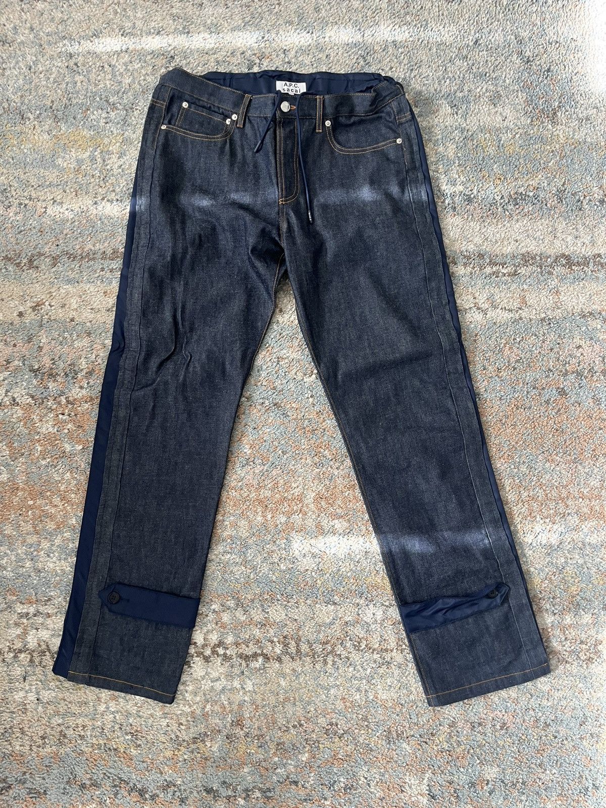 A.P.C. × Sacai Sacai x A.P.C haru trouser hybrid denim jeans L 