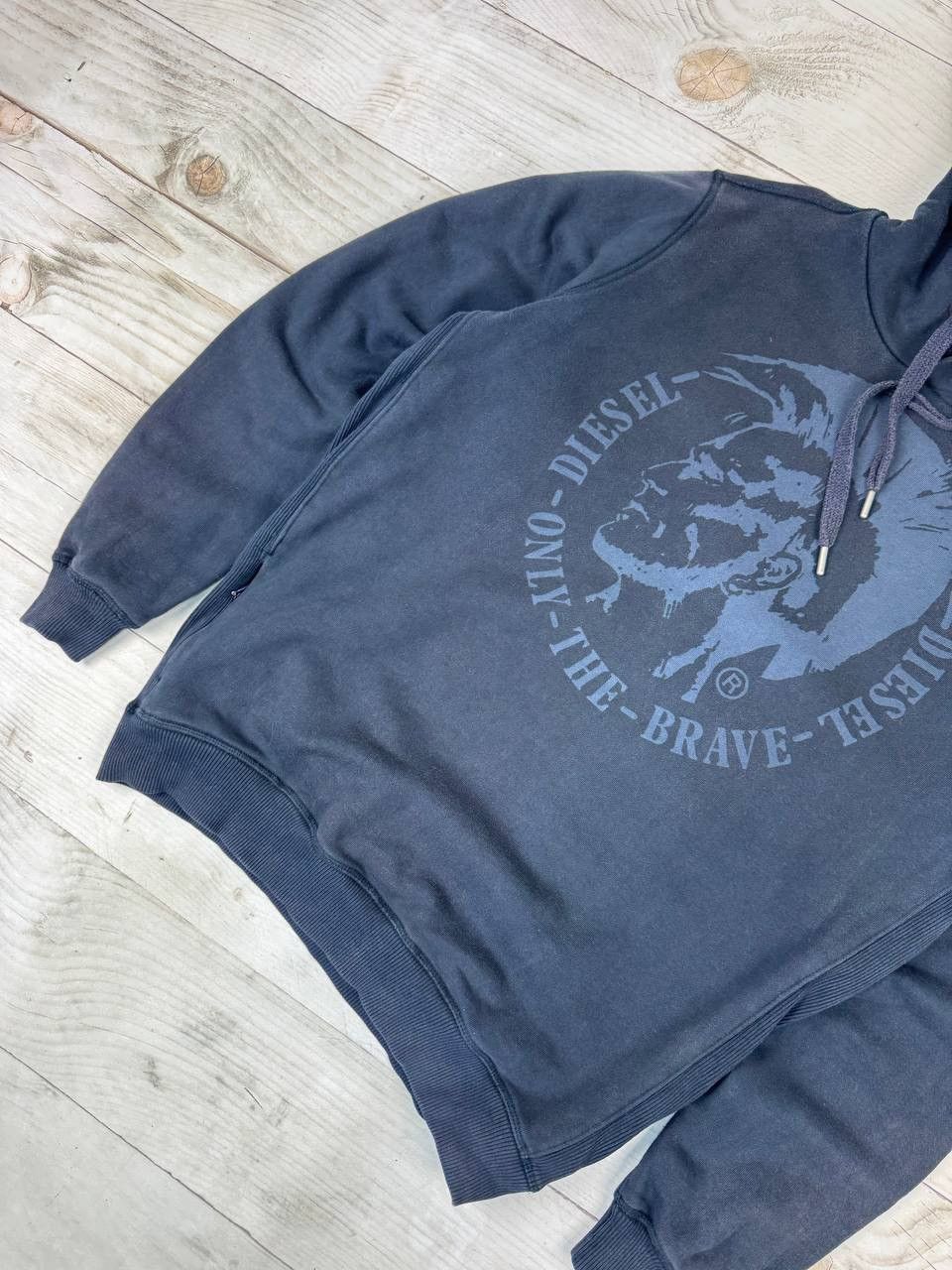 Diesel Vintage Diesel Hoodie Faded Y2K 00s Size US M / EU 48-50 / 2 - 4 Thumbnail