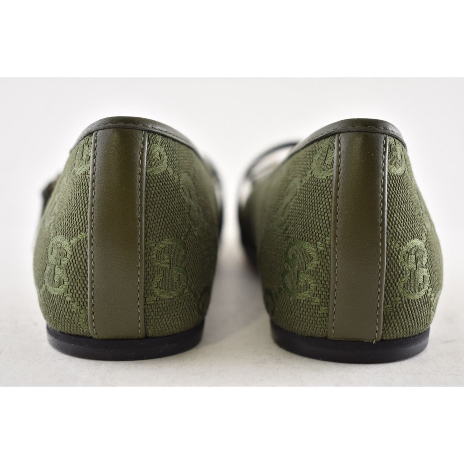 Gucci Gucci Green Horsebit Maryjane Ballerina Ballet Flat 37 Size US 7 / IT 37 - 15 Thumbnail