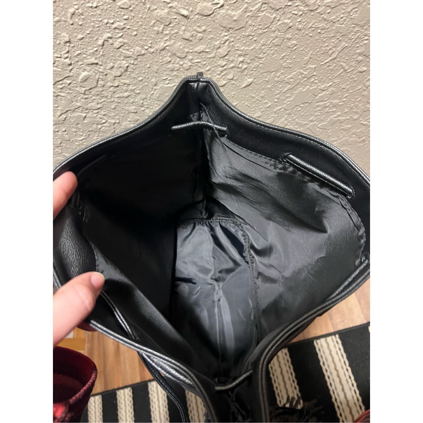 Victoria's Secret Victoria’s Secret Black Fringe Backpack Size ONE SIZE - 7 Thumbnail