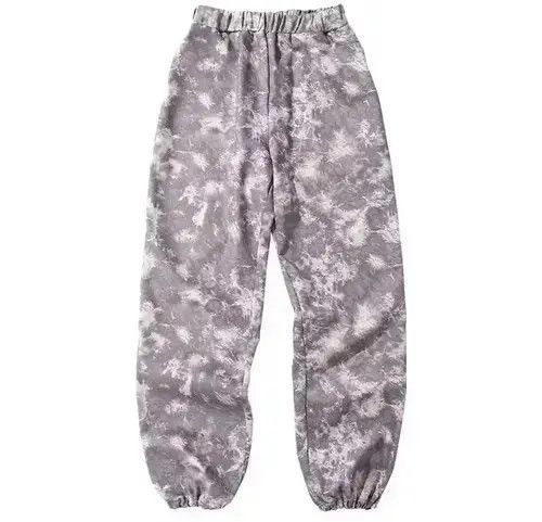 Japanese Brand 21SS Indigo Union Japan Grey Tie Dyed Printed Jogger Pants Size US 32 / EU 48 - 1 Thumbnail