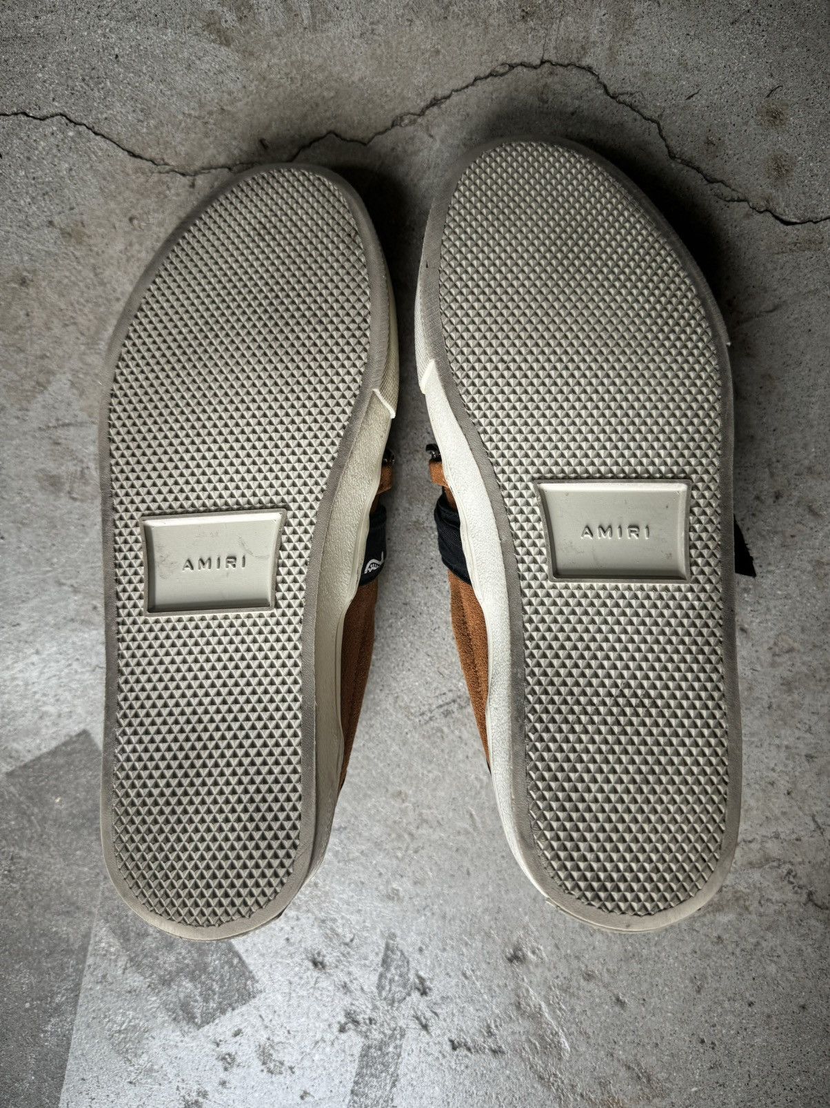 Amiri AMIRI SUEDE BANDANA CHAINS SLIP ON SHOES Size US 8 / EU 41 - 4 Thumbnail
