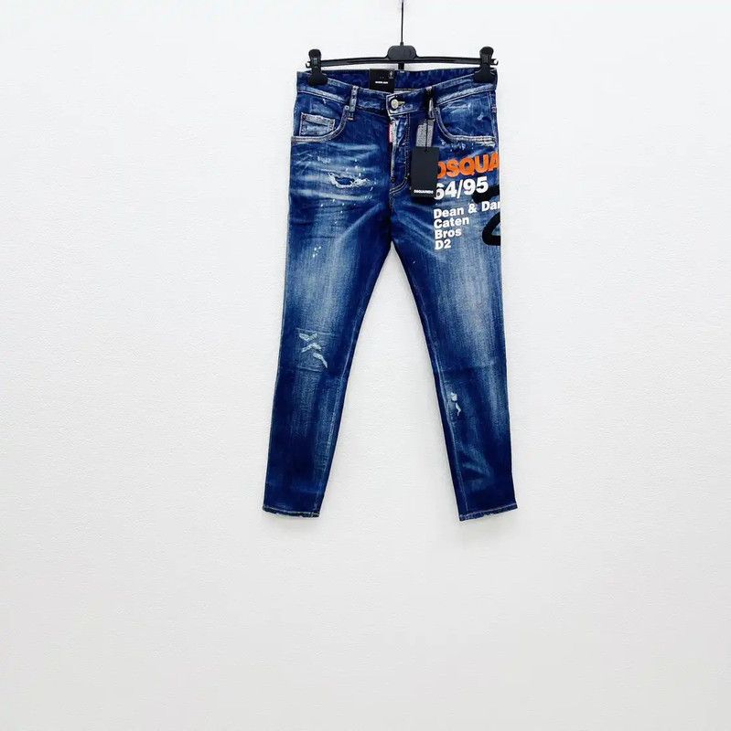 Dsquared2 DSQUARED2 Men's Blue Denim Casual Pants 0089 Size US 26 / EU 42 - 1 Thumbnail