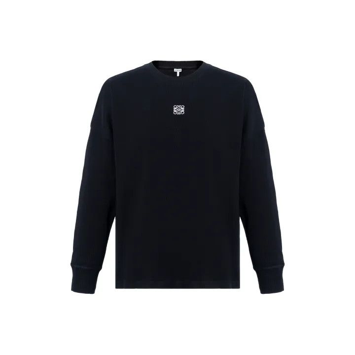 Loewe Loewe Black Oversized Long Sleeve T-Shirt Size US S / EU 44-46 / 1 - 1 Thumbnail