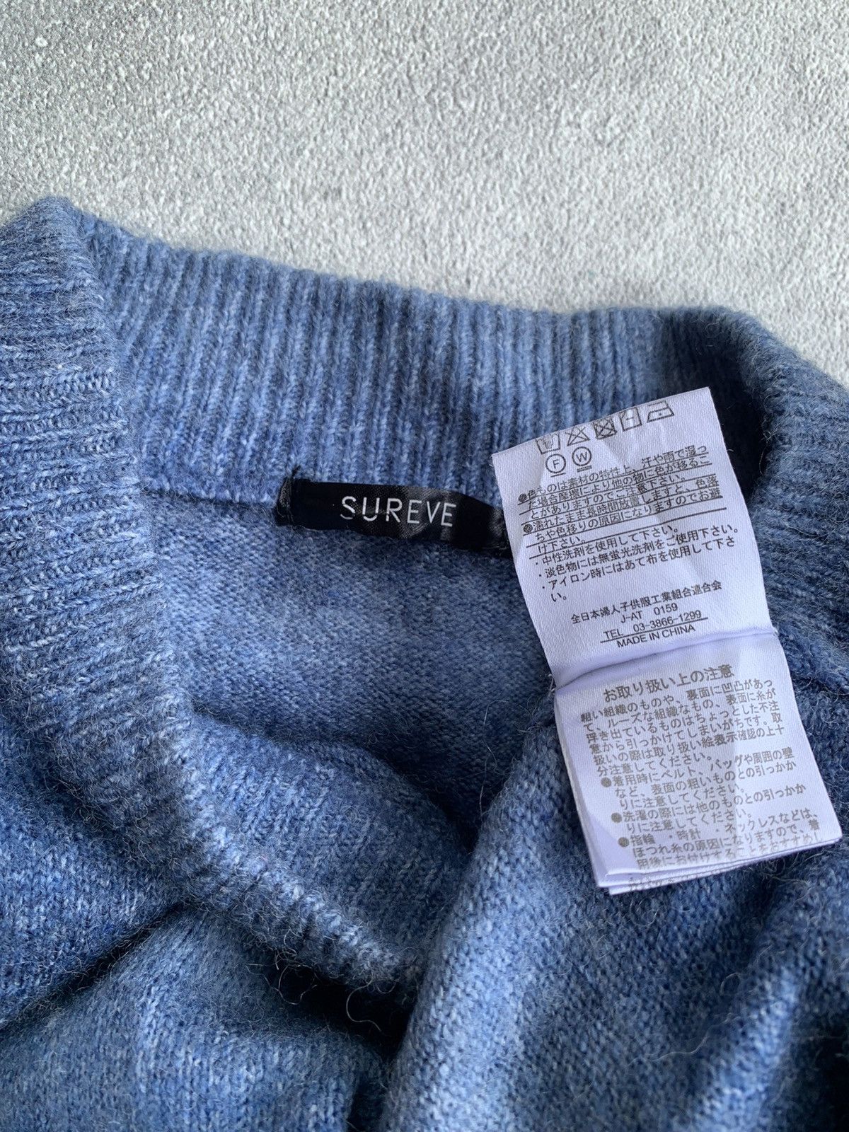 Designer Knitwear vintage gradient striped mohair wool by Sureve Size US XL / EU 56 / 4 - 6 Thumbnail