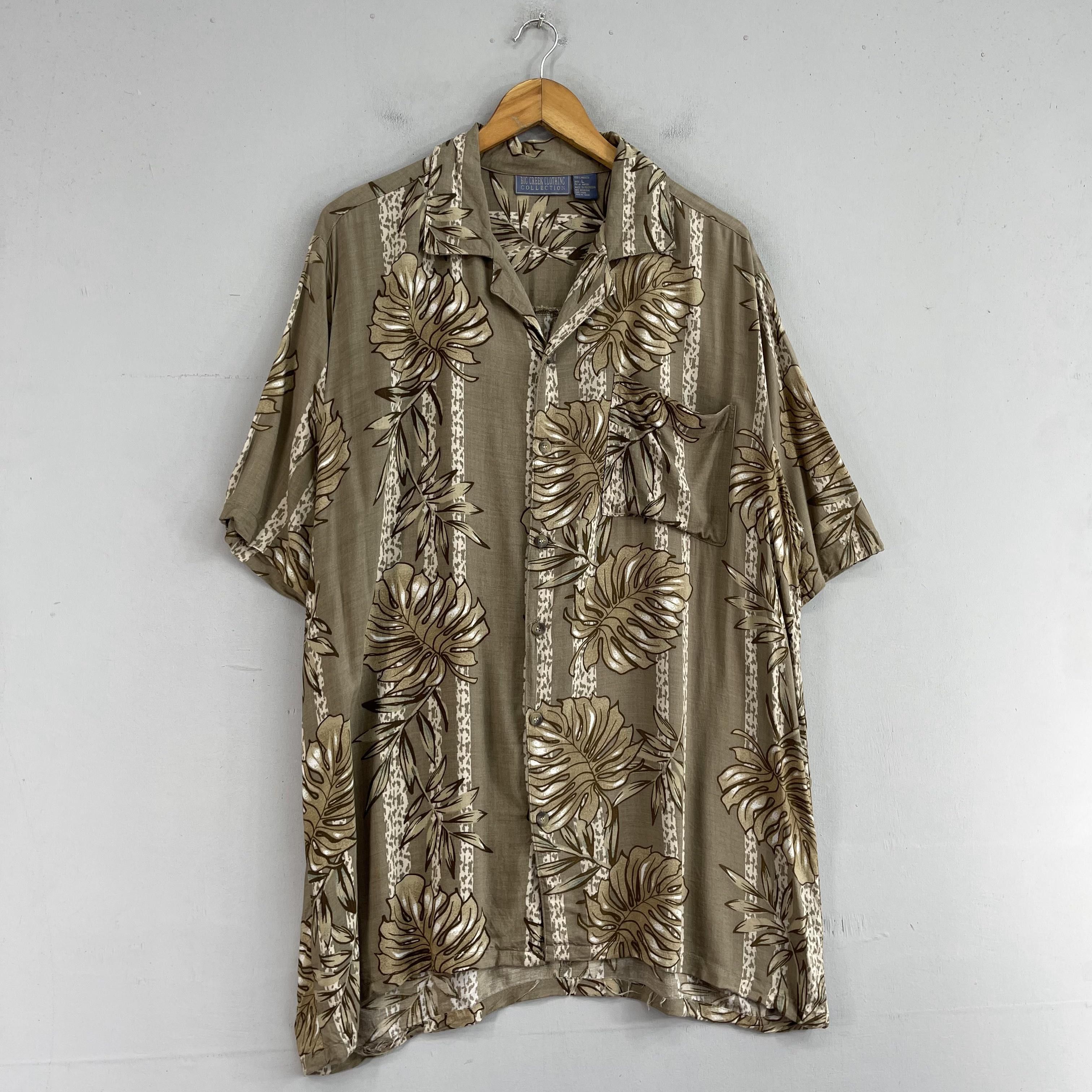 Japanese Brand × Vintage Vintage Hawaii Aloha Tropical Floral Motive Button Up Size US L / EU 52-54 / 3 - 4 Thumbnail