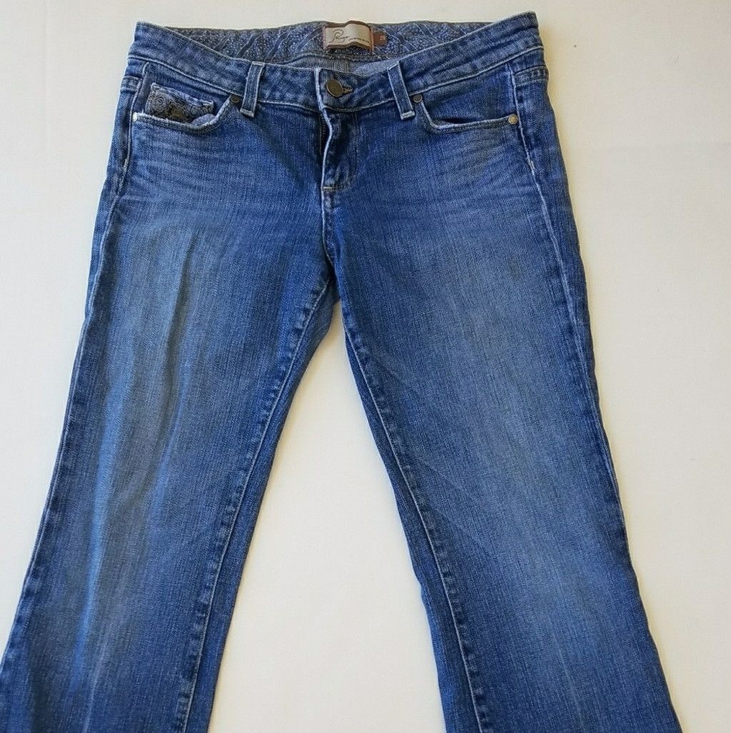 Paige Paige jeans Laurel Canyon style boot leg sz 29 Size 29" - 5 Thumbnail
