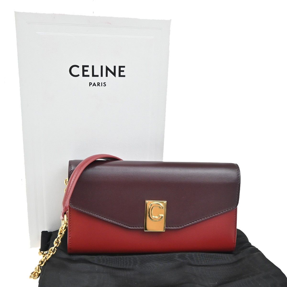 Celine Celine C Wallet on Chain Leather Size ONE SIZE - 1 Thumbnail