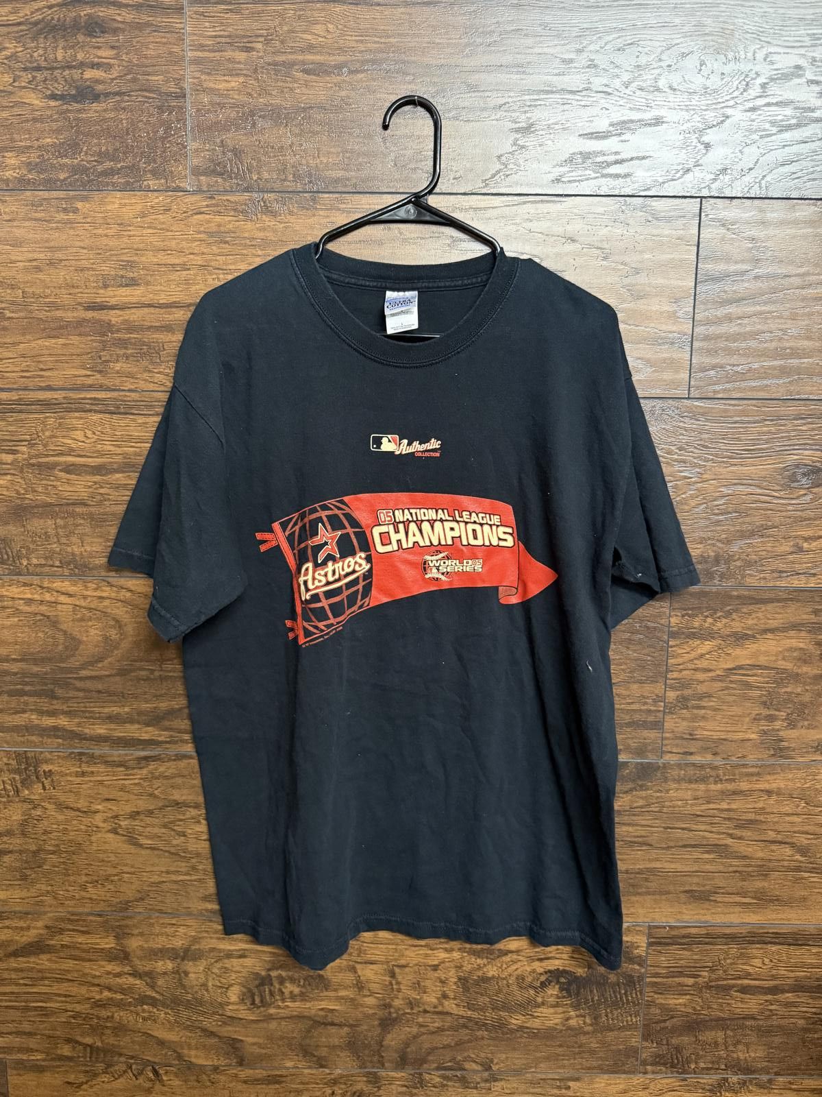 Gildan T-shirt 2005 Houston Astros Pennant National League Tee Size US L / EU 52-54 / 3 - 1 Thumbnail