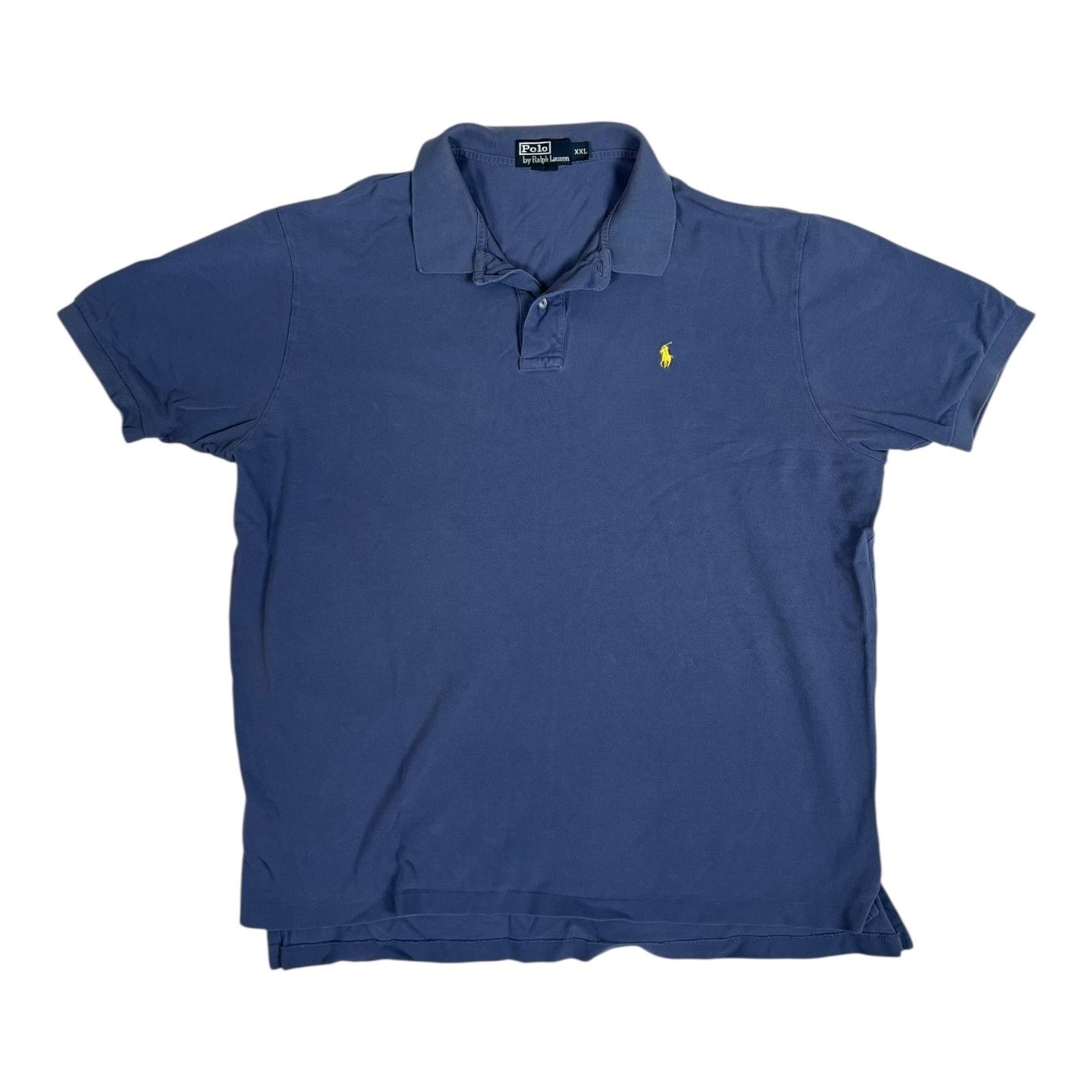 Polo Ralph Lauren Polo Ralph Lauren Polo Shirt Mens 2XL Blue Yellow Pony Logo Size US XXL / EU 58 / 5 - 1 Thumbnail