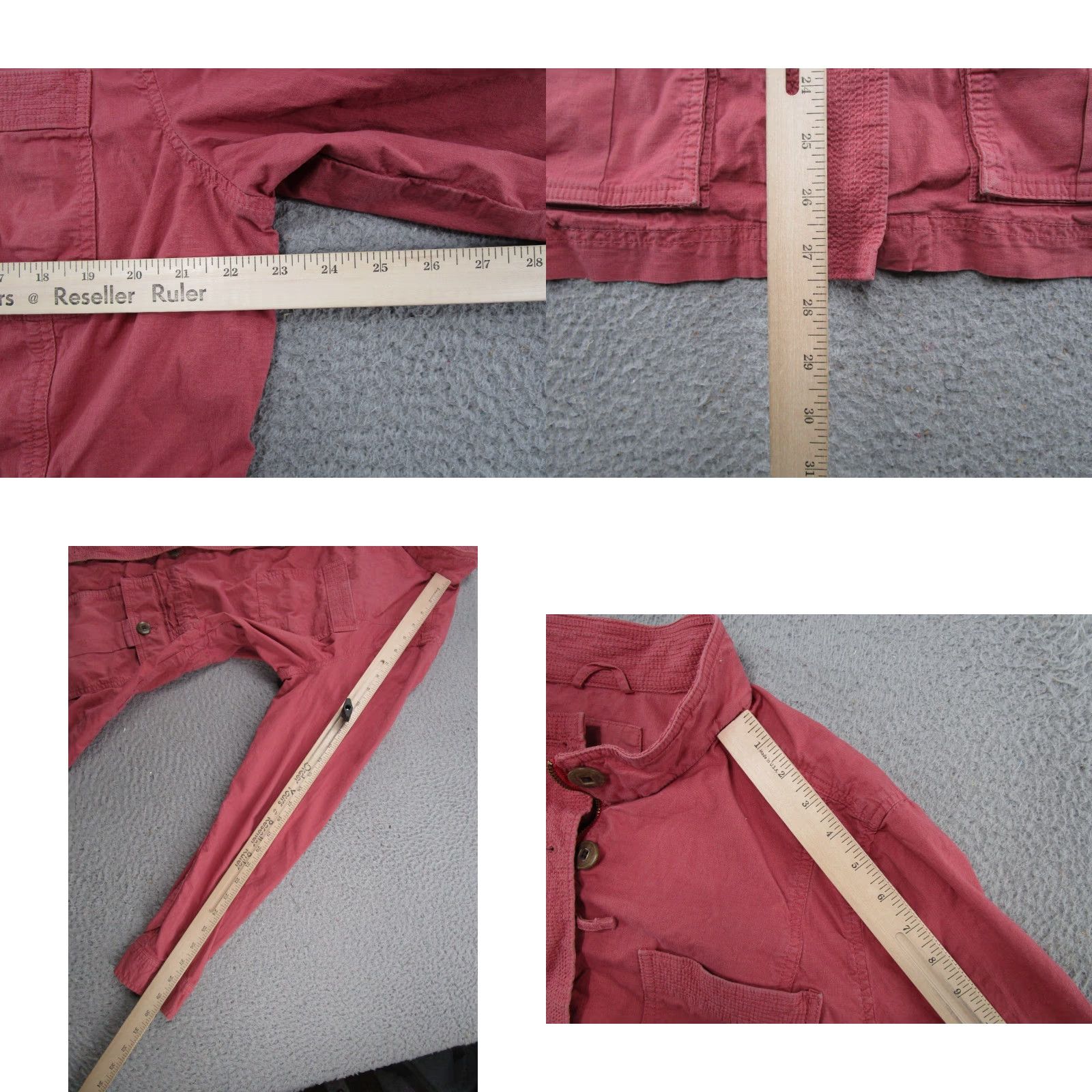 Vintage VINTAGE LL Bean Field Utility Ripstop Jacket Full Zip Chore Barn Pink 505030 Women’s XL Size XL / US 12-14 / IT 48-50 - 8 Thumbnail
