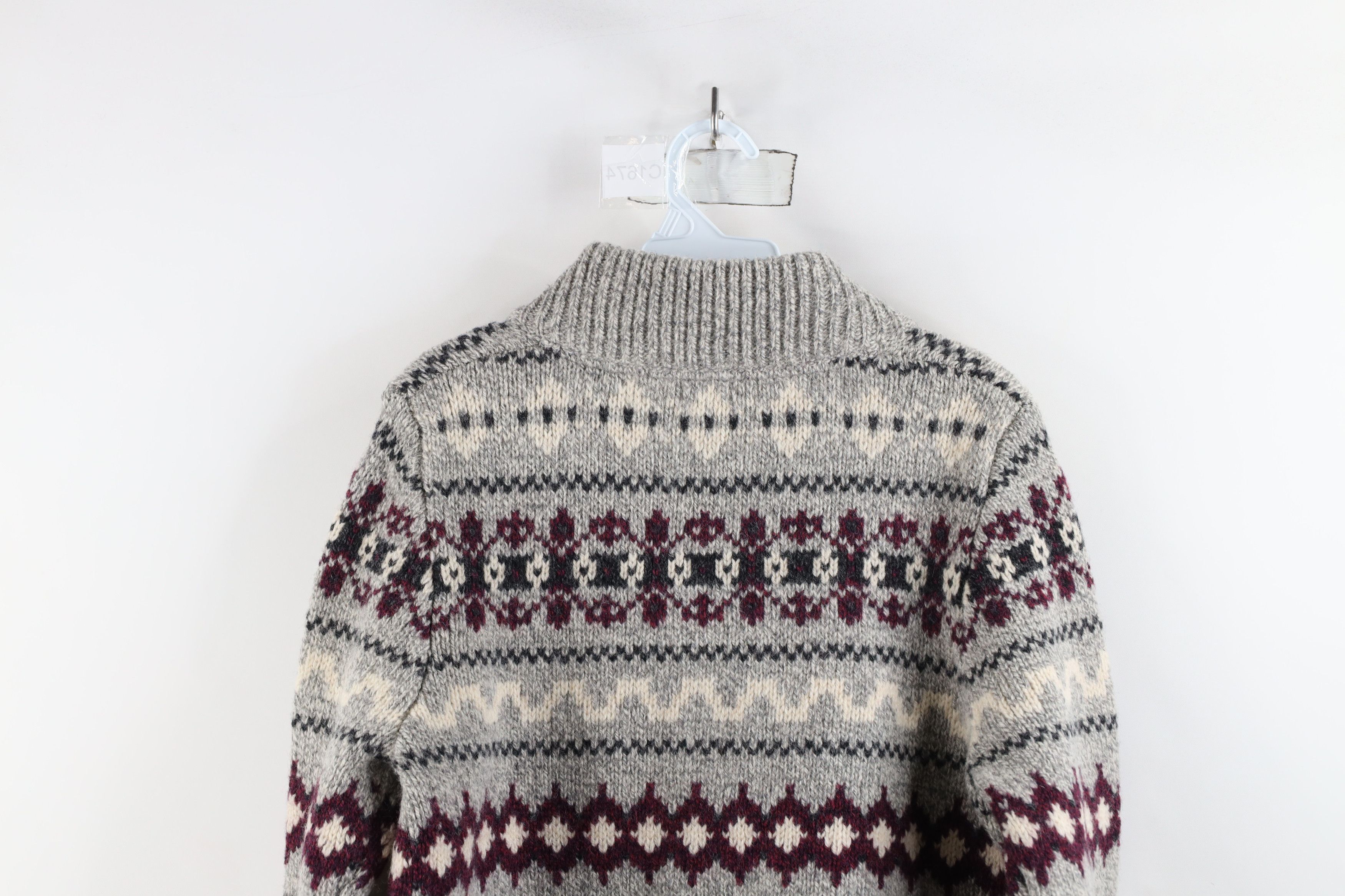 L.L. Bean × Vintage Vintage LL Bean Lambswool Full Zip Cardigan Sweater Size M / US 6-8 / IT 42-44 - 10 Thumbnail